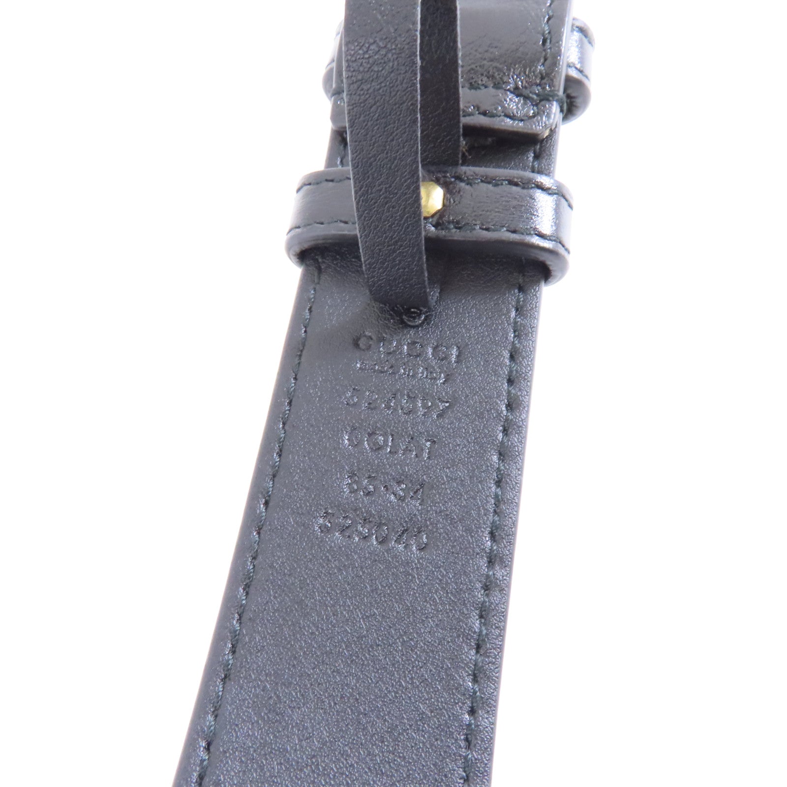 GUCCI 【激減優惠】牛皮皮革GG Marmont Waist Bag金扣腰包黑色