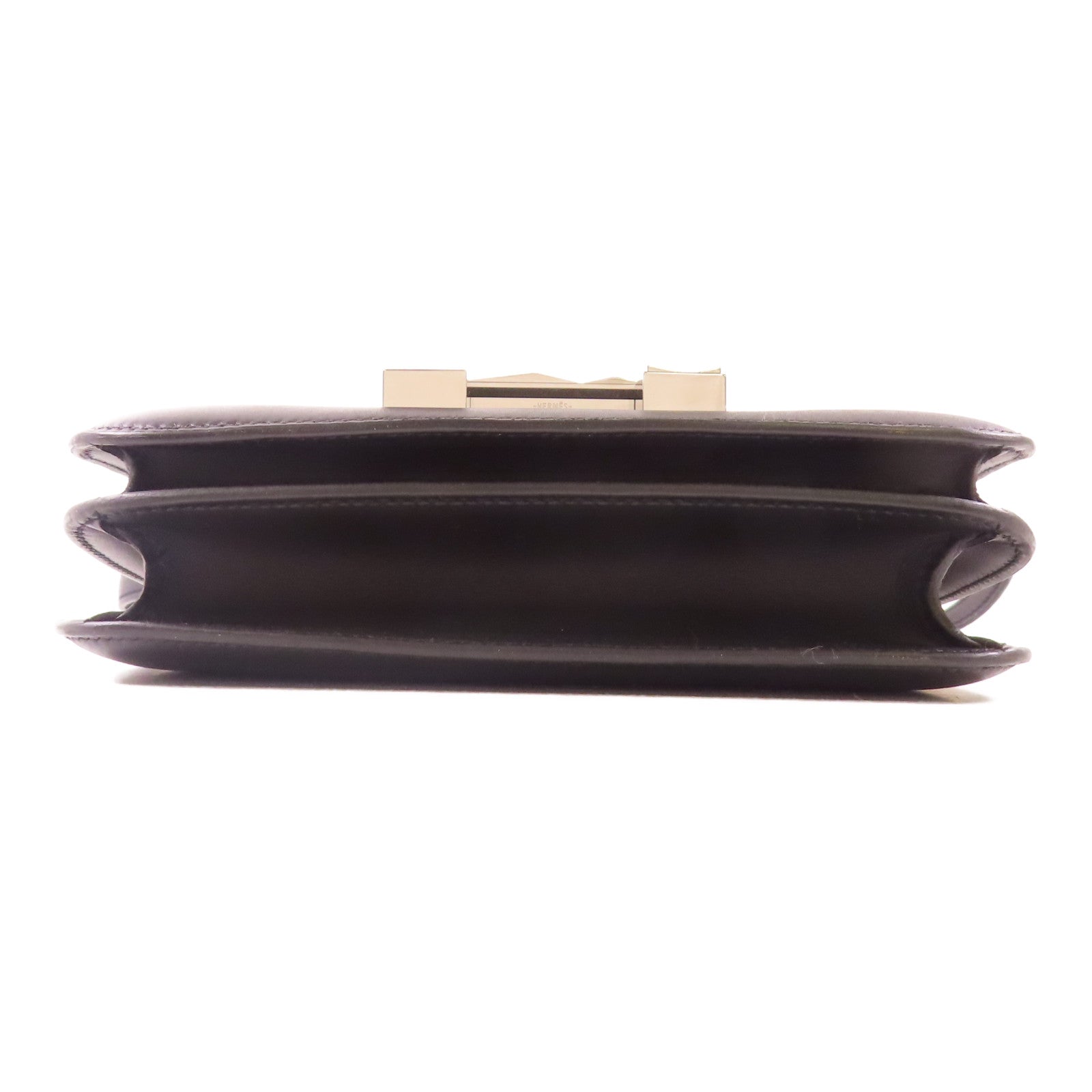 HERMES PHW Constance Mini Shoulder Bag Swift Leather Noir