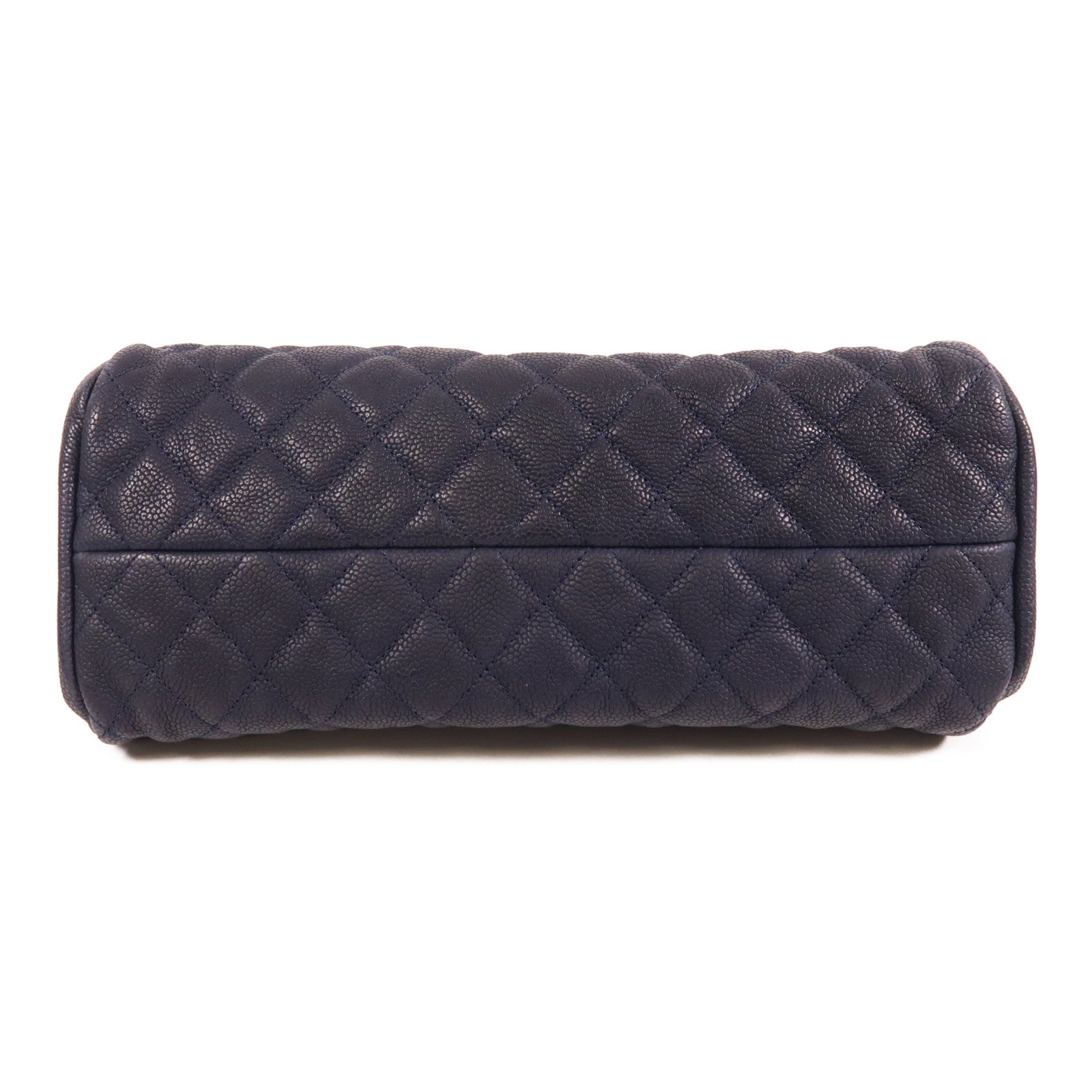 CHANEL 牛皮皮革Shoulder Bag銀扣鏈帶肩背袋