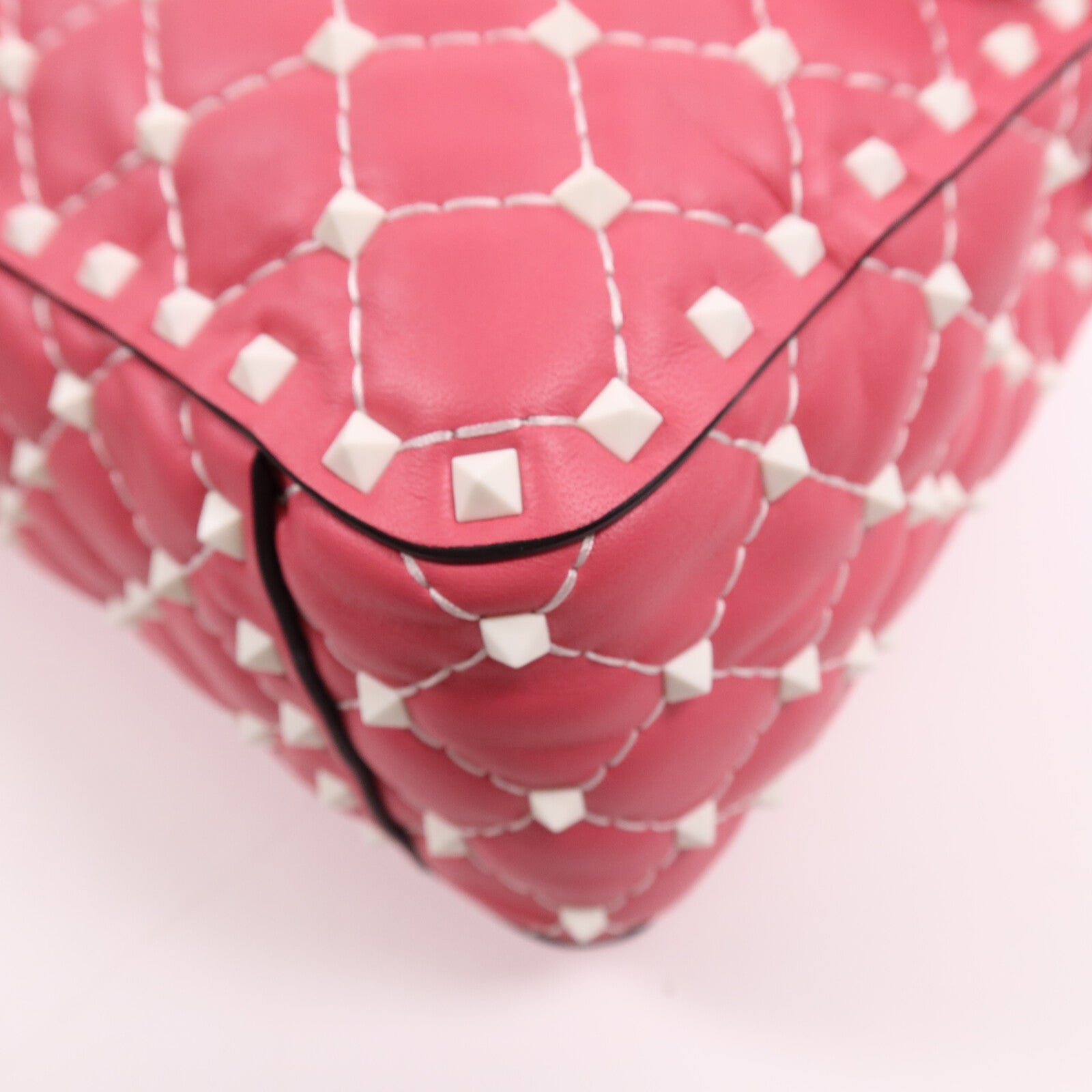 Valentino 牛皮皮革Rocktud Spike手挽肩背兩用袋