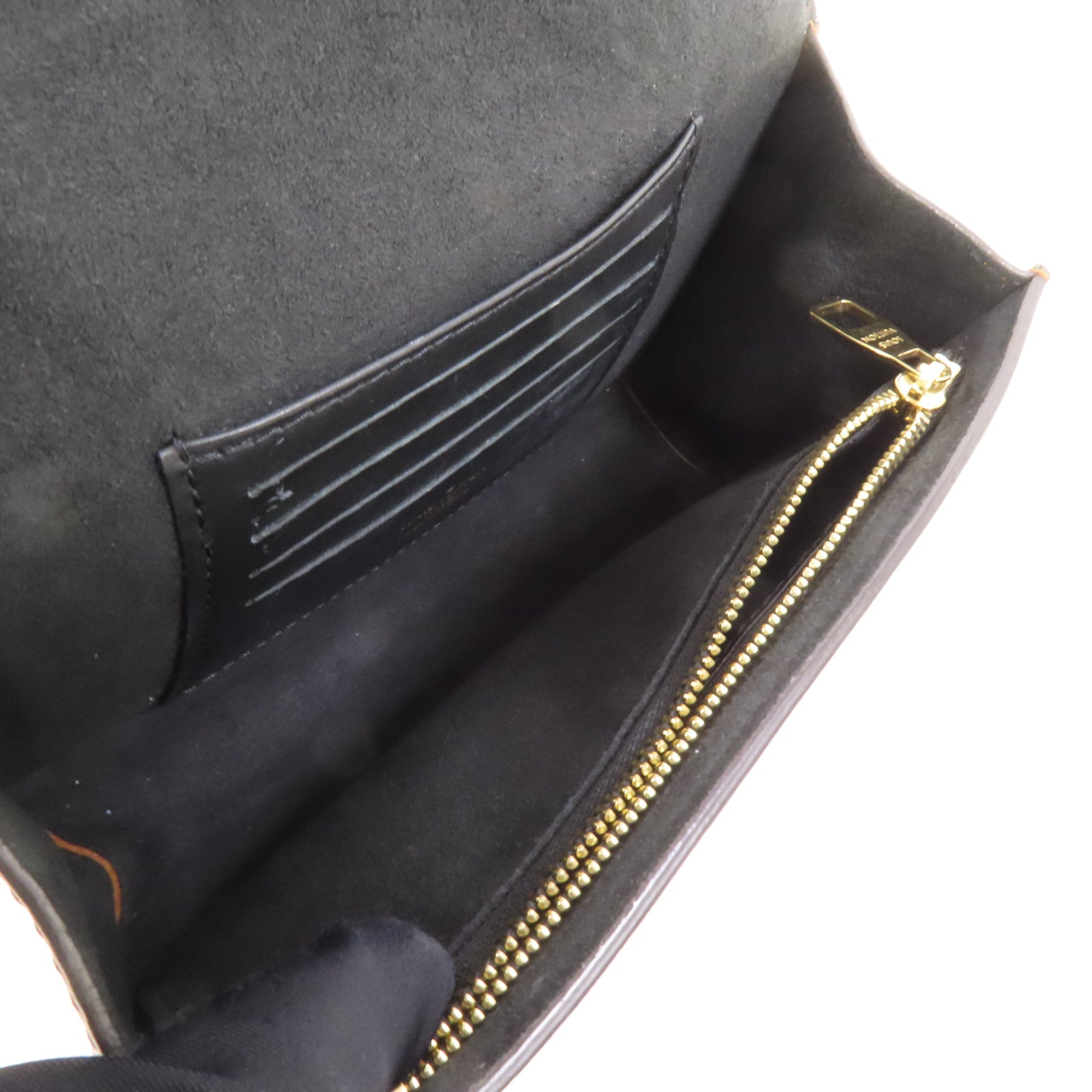 LOUIS VUITTON Monogram Reverse Mini Dauphine金扣肩背袋