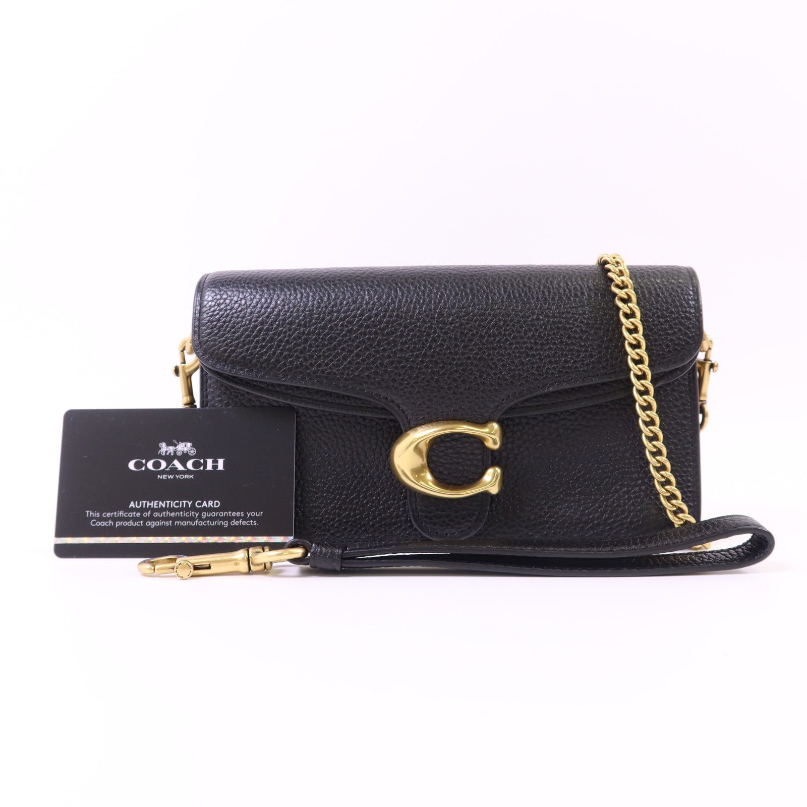 COACH 牛皮皮革2 Way Shoulder Bag金扣手挽肩背兩用袋