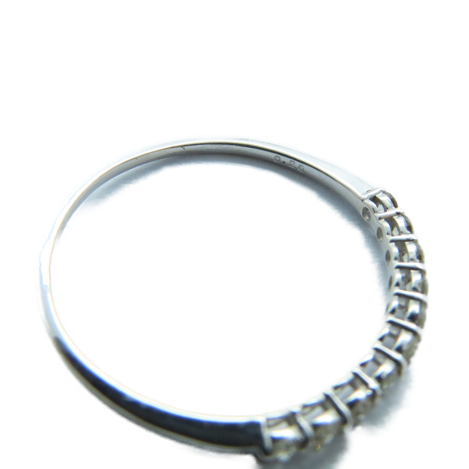 JEWELRY 18K白金Diamond Ring 0.20ct鑽石戒指US#6