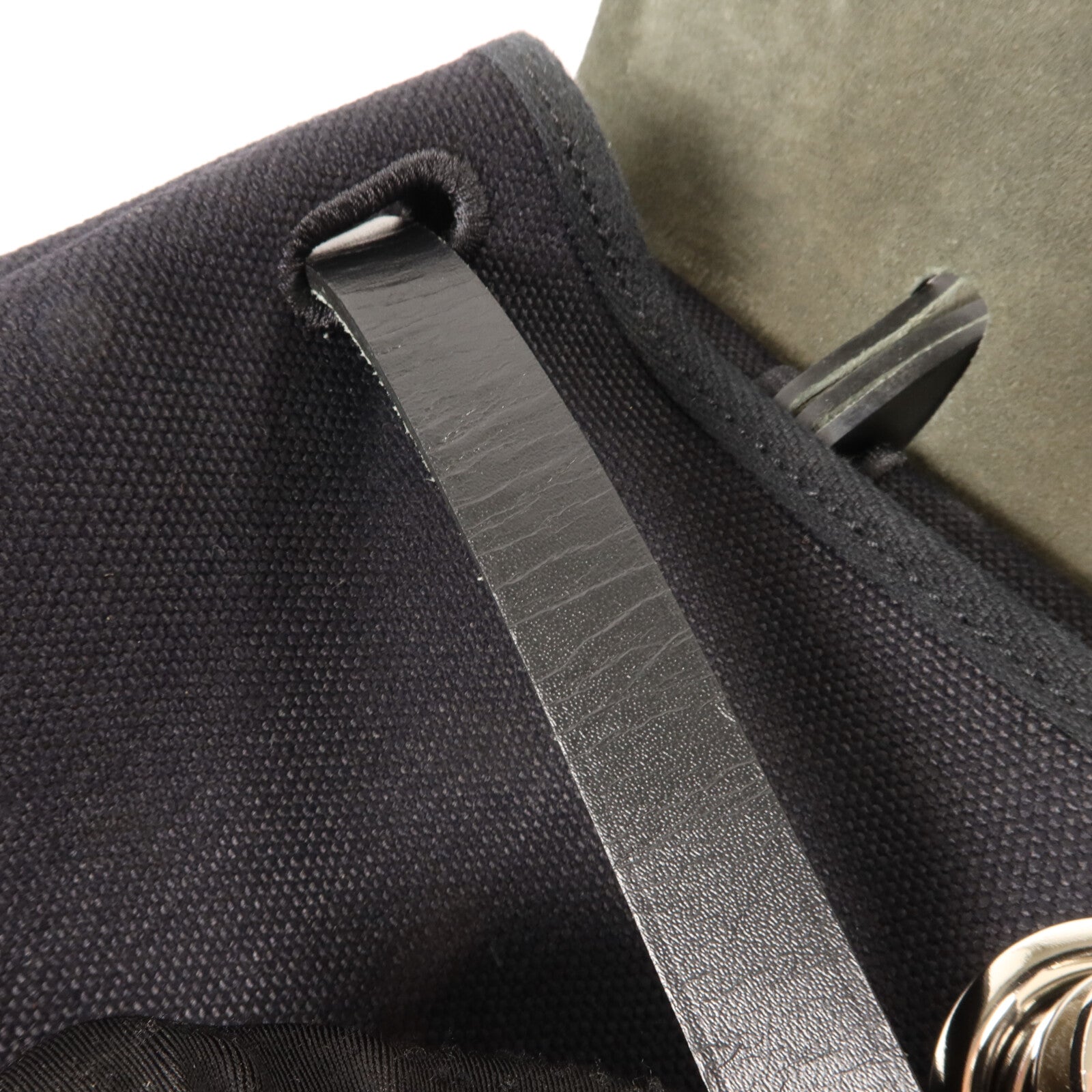 HERMES 帆布Herbag PM手挽肩背兩用袋Noir