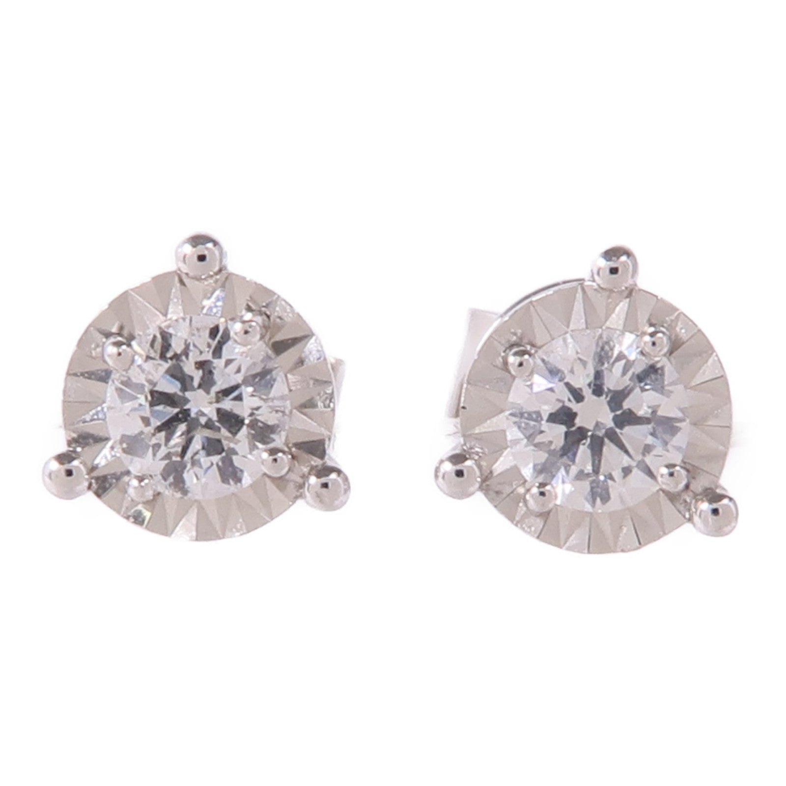 JEWELRY 18K白金Diamond Earrings鑽石耳環