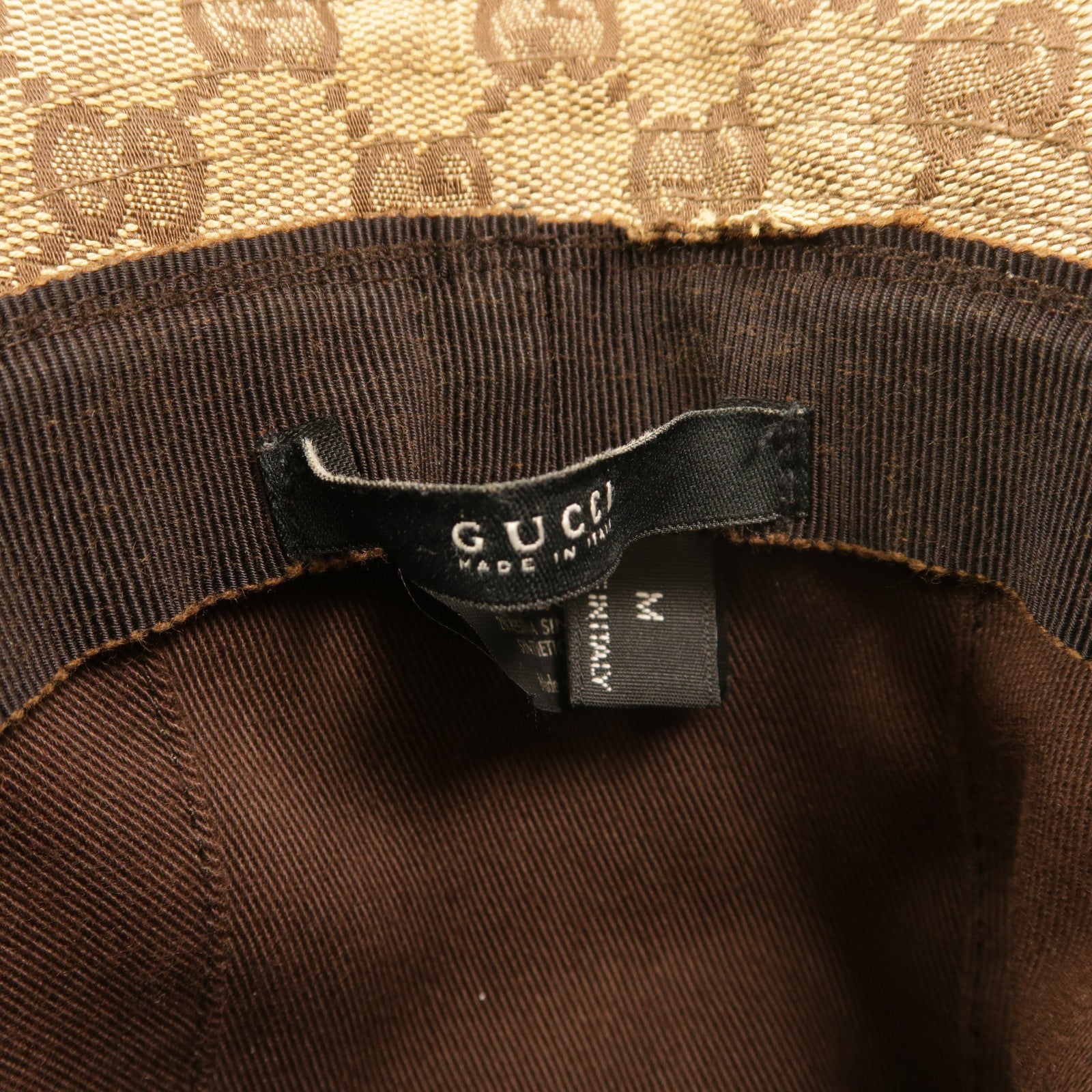 GUCCI 帆布GG Canvas Bucket Hat(M)帽子