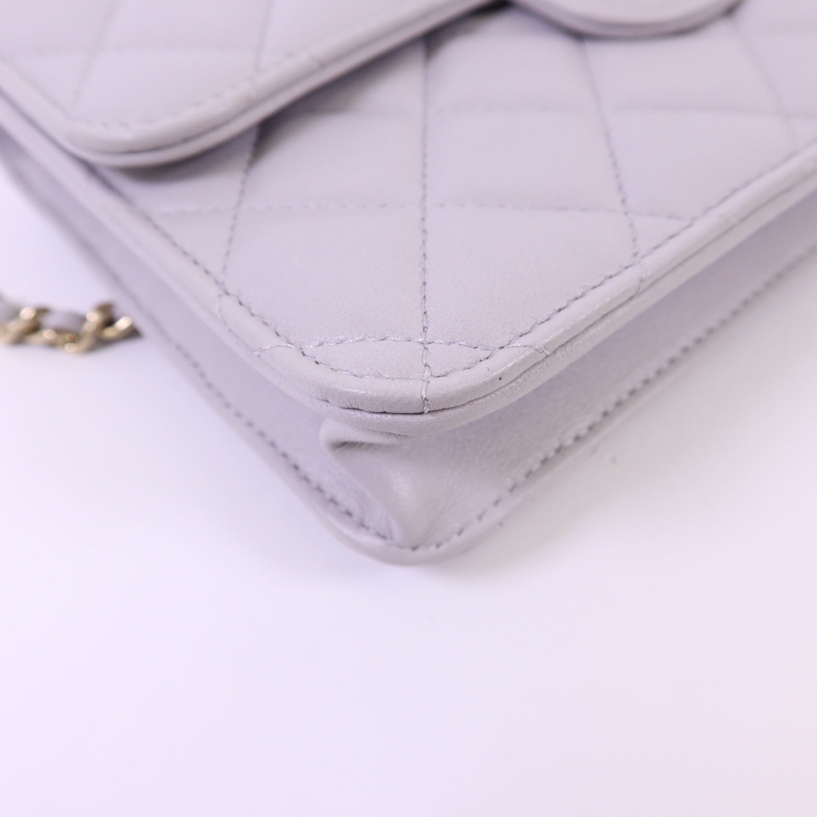 CHANEL 羊皮皮革Mini Flap Bag With Top Handle金扣手挽肩背兩用袋