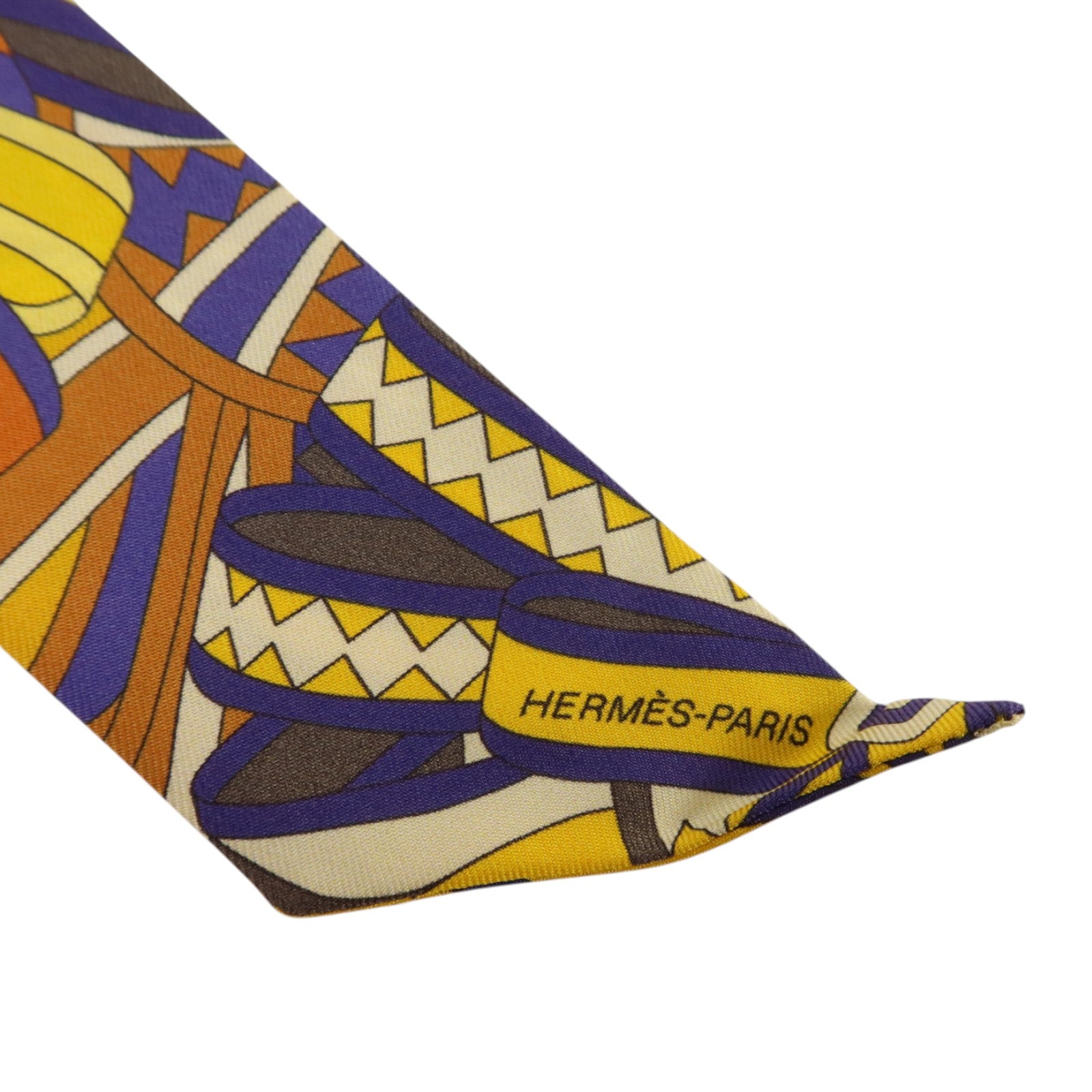 HERMES 絲質Twilly絲巾