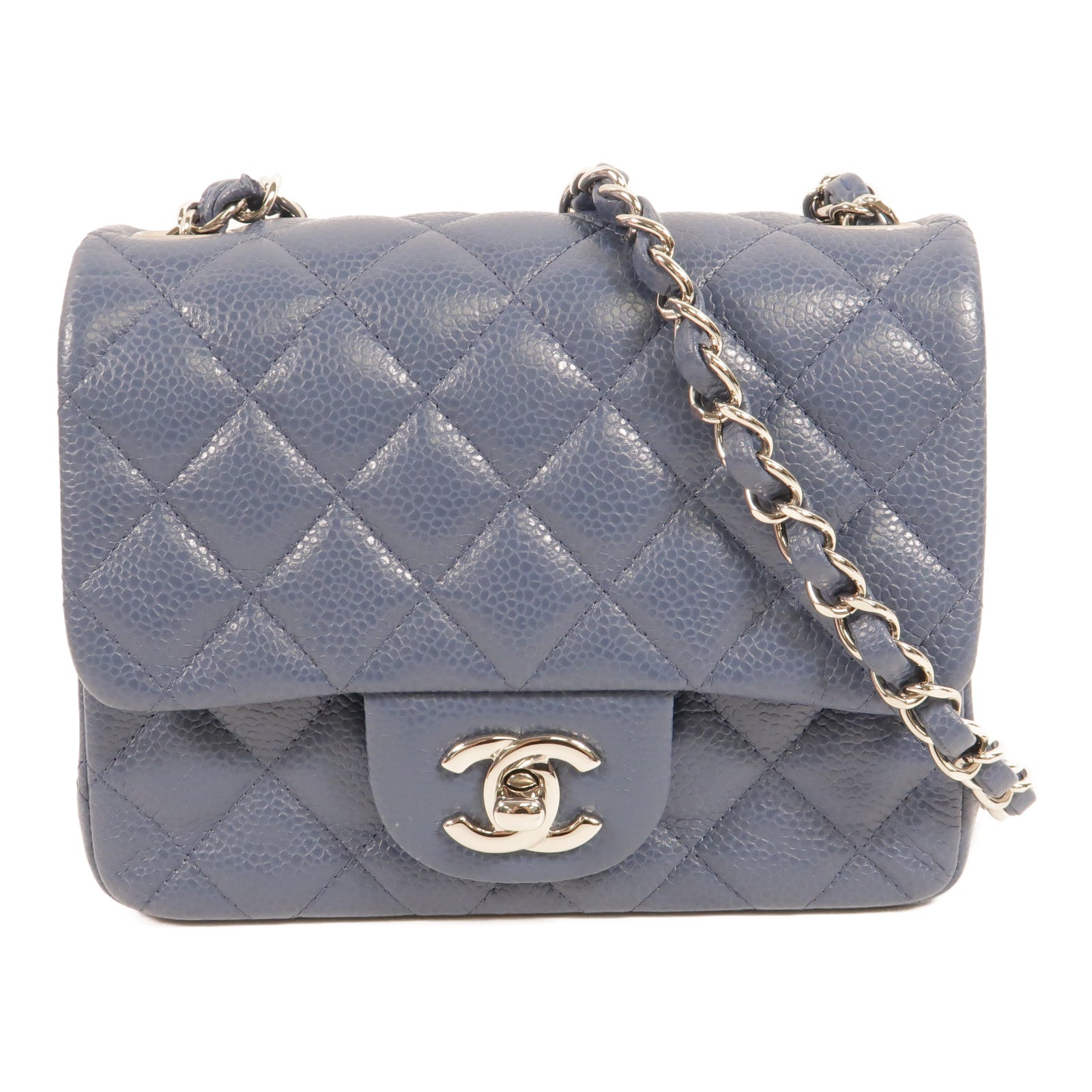 CHANEL 牛皮皮革Mini Classic 17鏈帶肩背袋