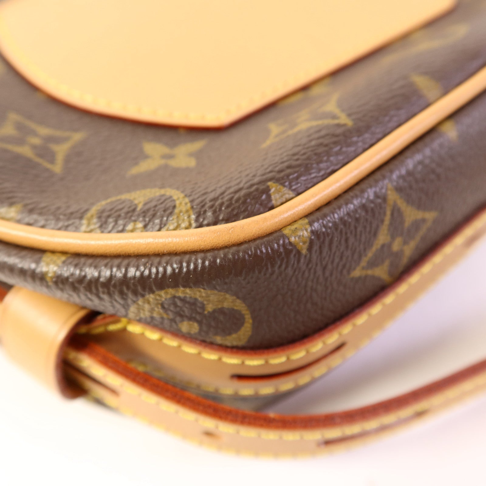 LOUIS VUITTON 【激減優惠】Monogram Boite Chapeau Souple金扣肩背袋棕色