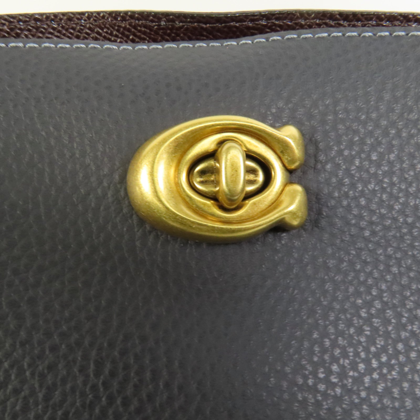 COACH 牛皮皮革Willow Bucket金扣手挽肩背兩用袋