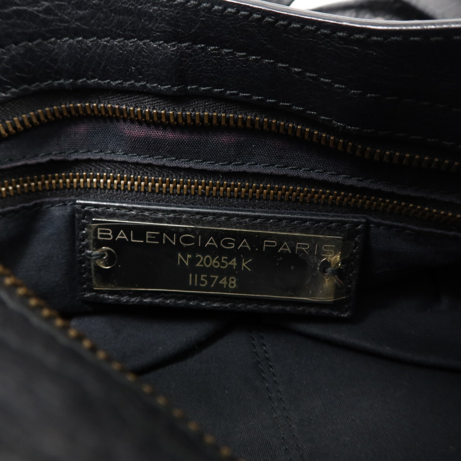 BALENCIAGA 羊皮皮革City手挽肩背兩用袋