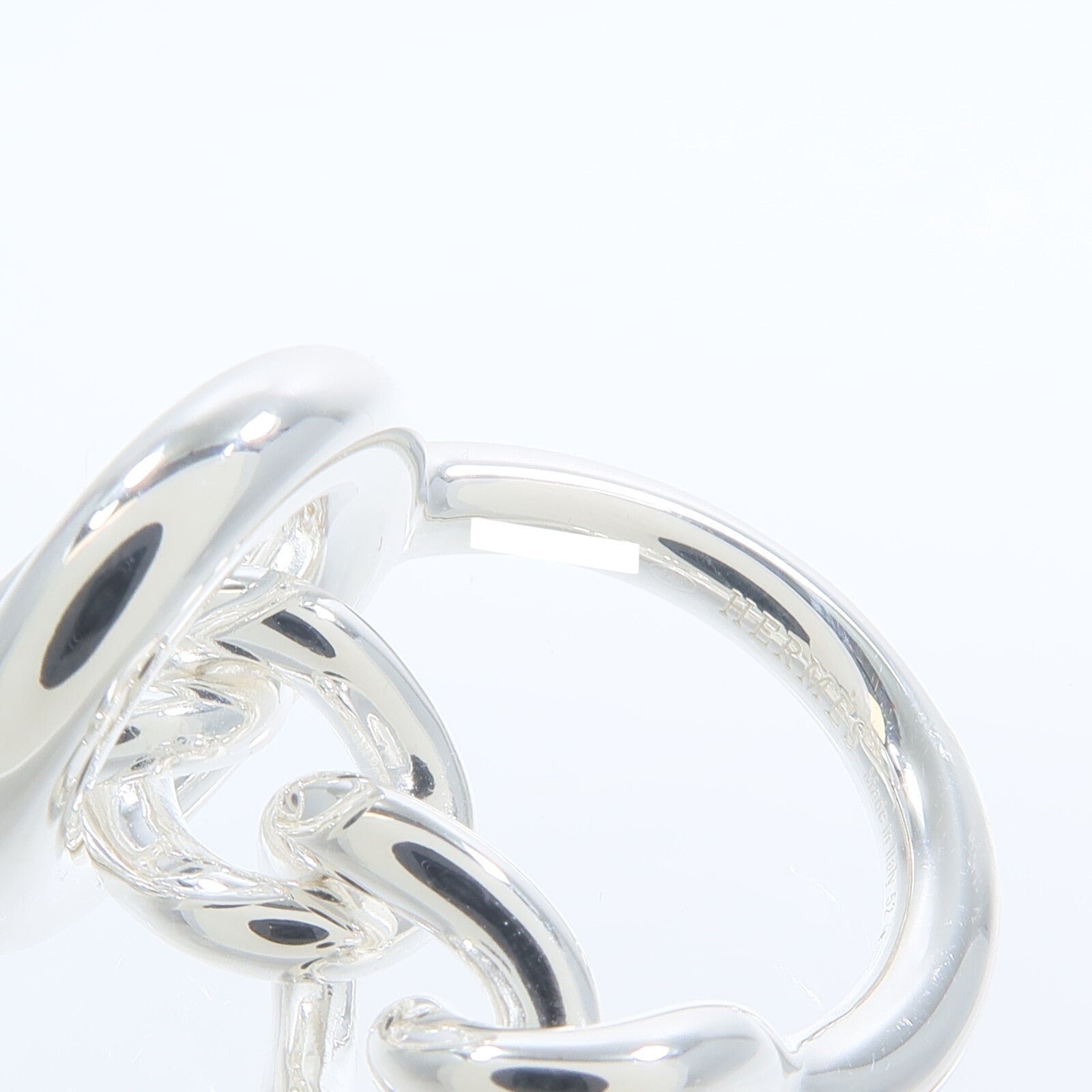 HERMES 925純銀Croisette Ring戒指