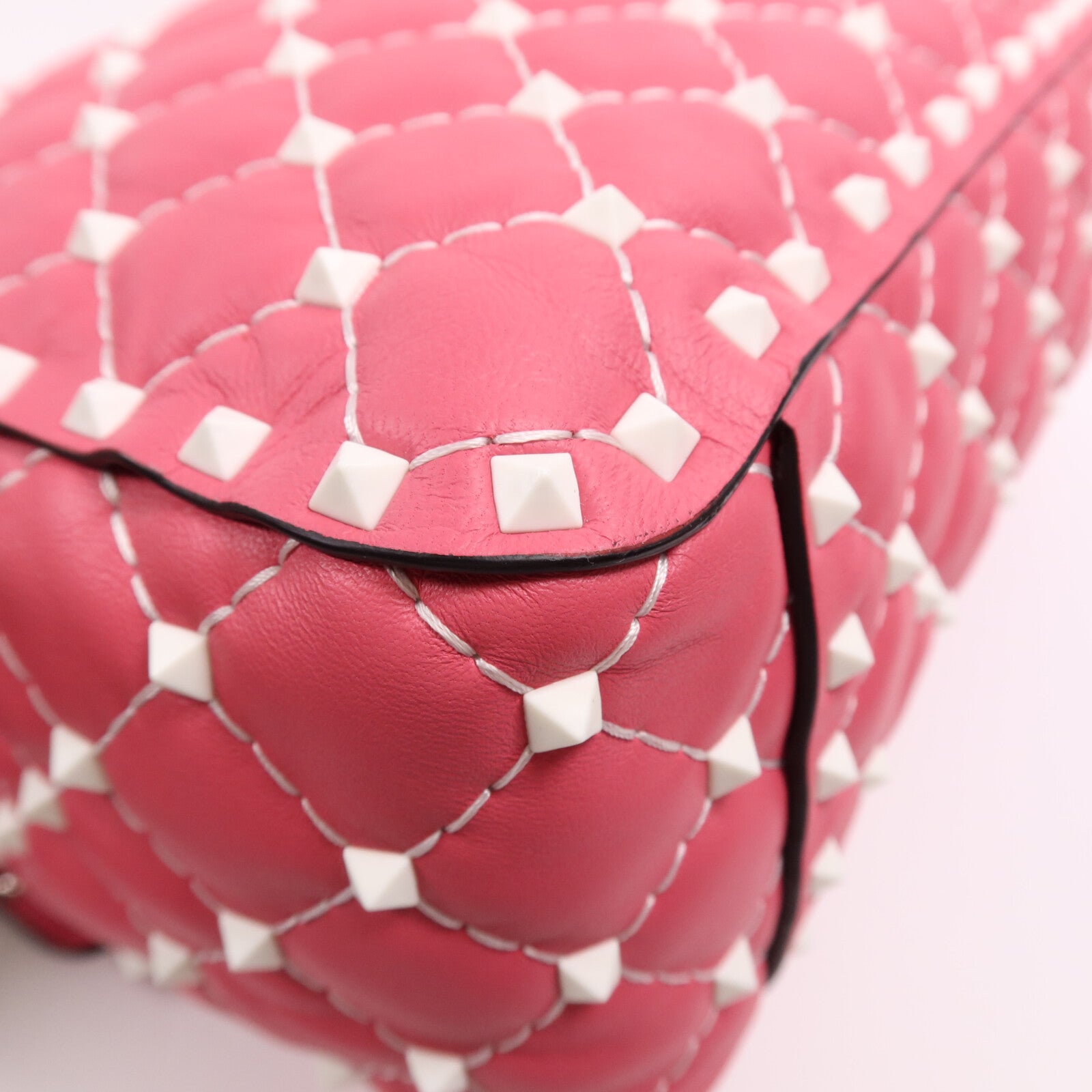 Valentino 牛皮皮革Rocktud Spike手挽肩背兩用袋