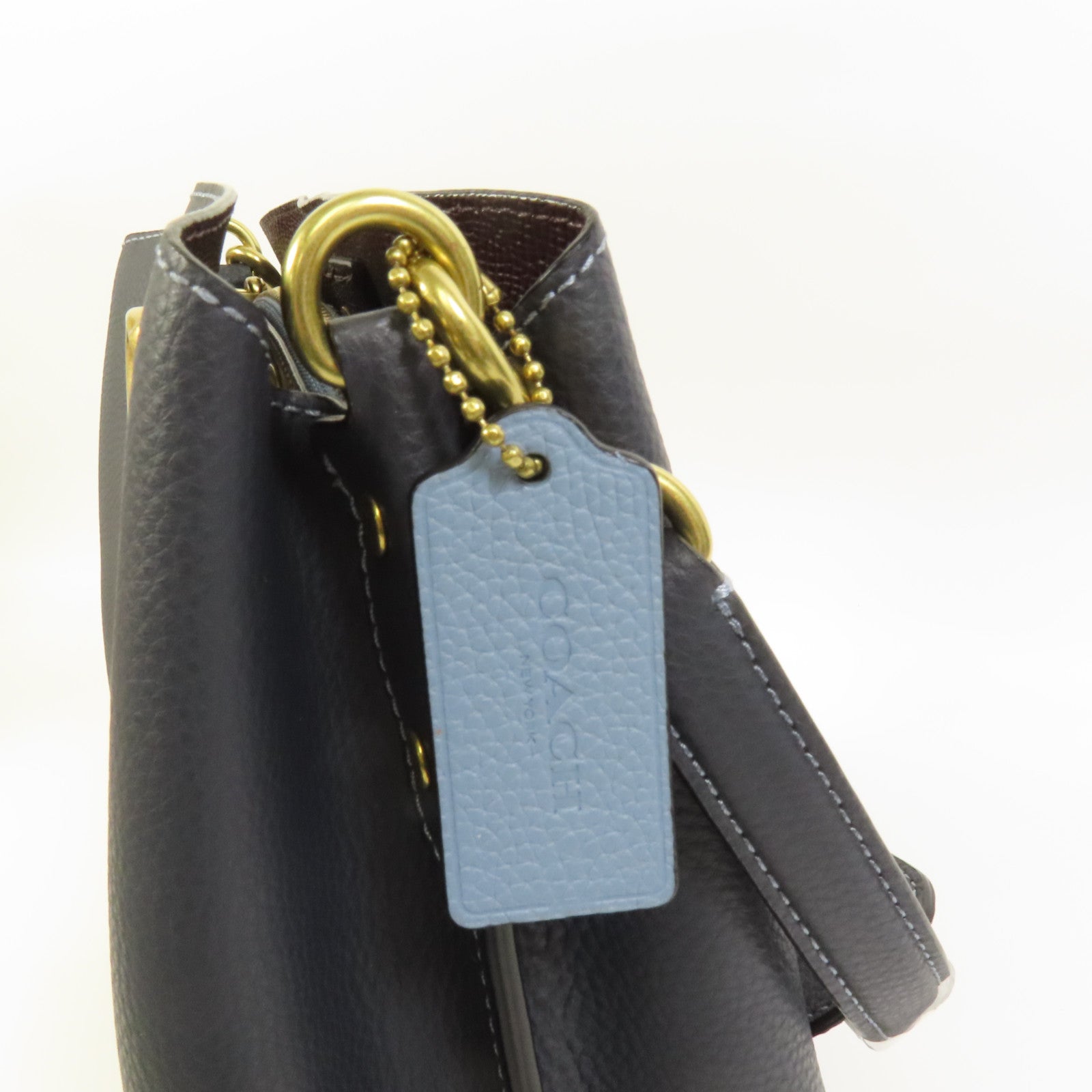 COACH 牛皮皮革Willow Bucket金扣手挽肩背兩用袋