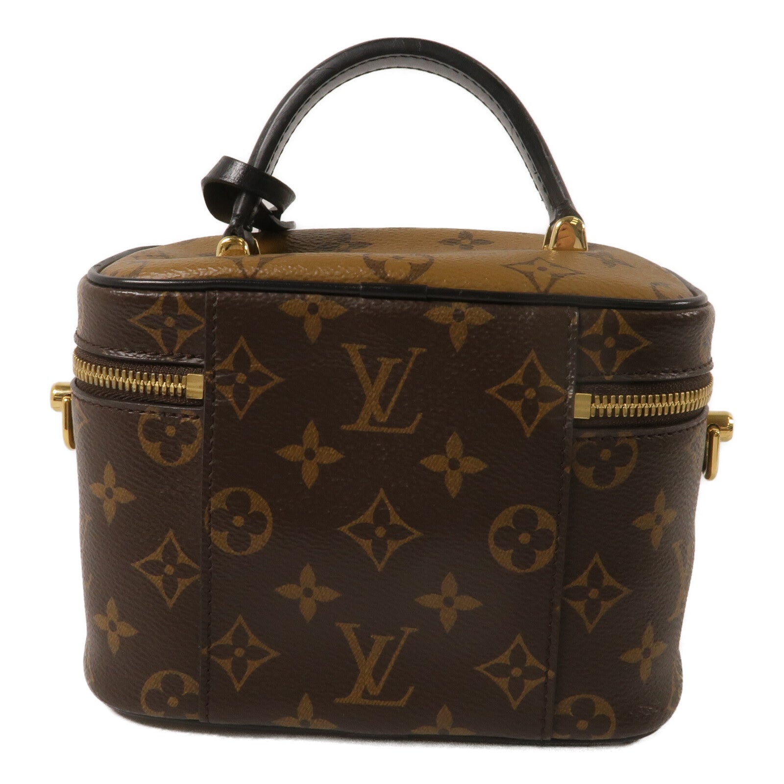 LOUIS VUITTON Monogram Reverse Vanity PM手挽肩背兩用袋