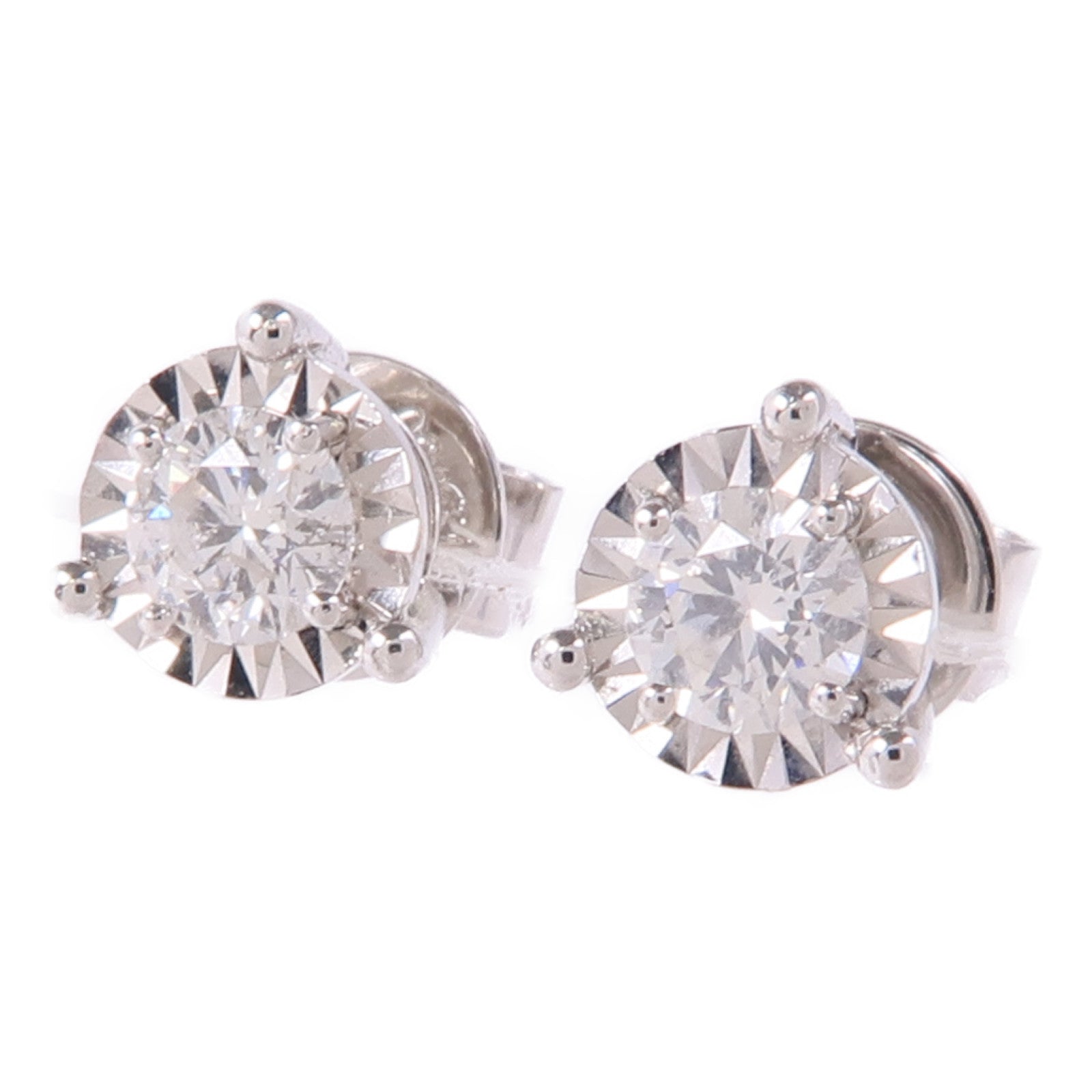 JEWELRY 18K白金Diamond Earrings鑽石耳環