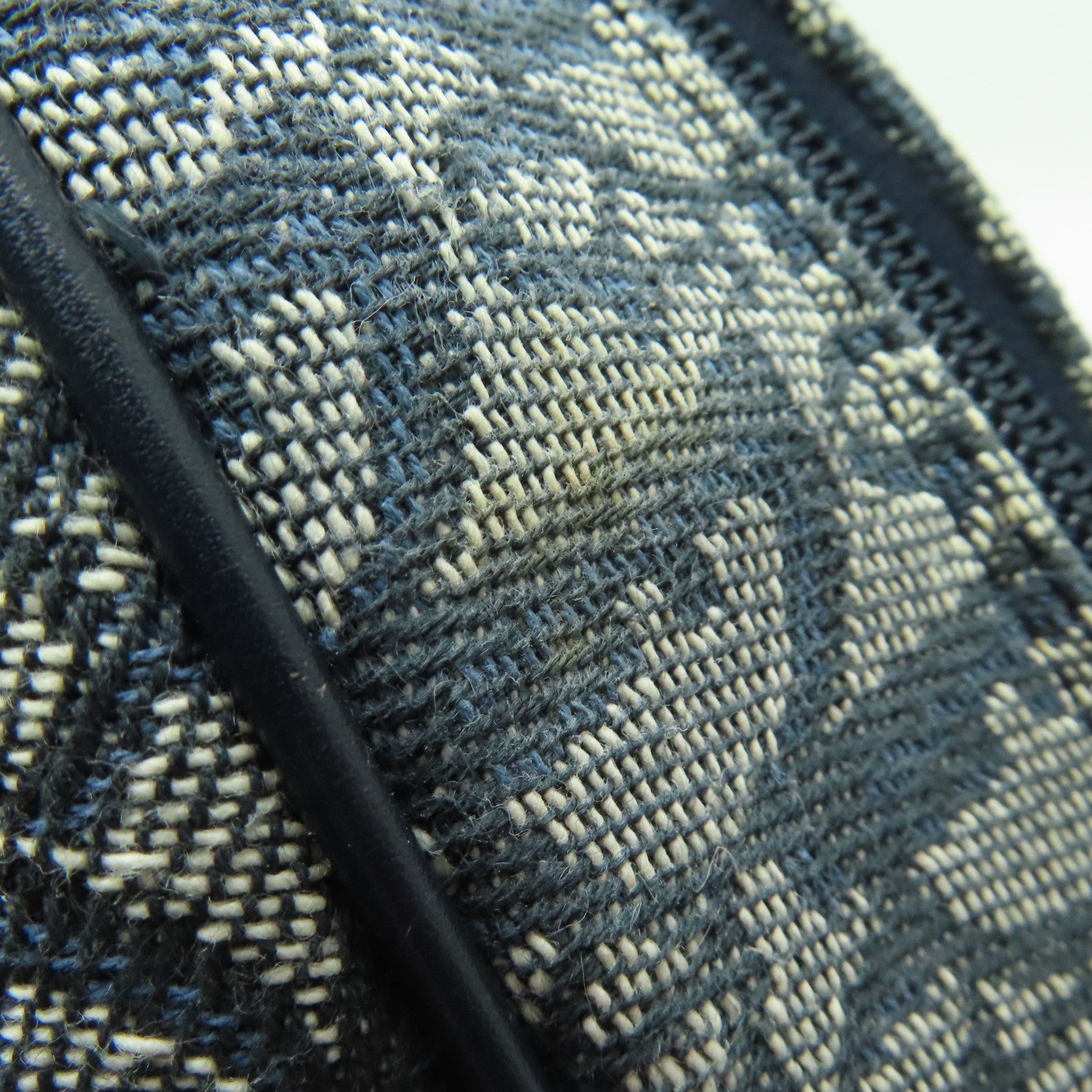 Dior 帆布Vintage Handbag金扣旅行袋藍色