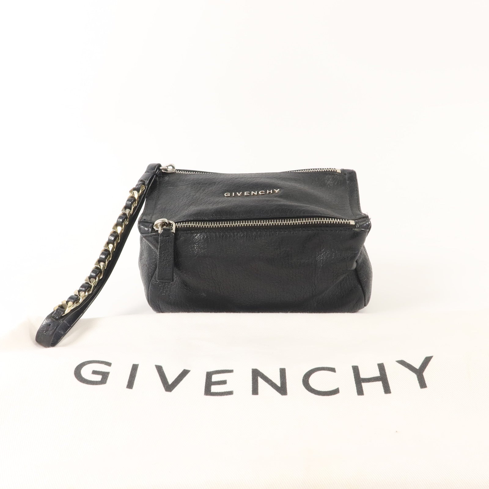 GIVENCHY 牛皮皮革Pandora Wristlet手拿包