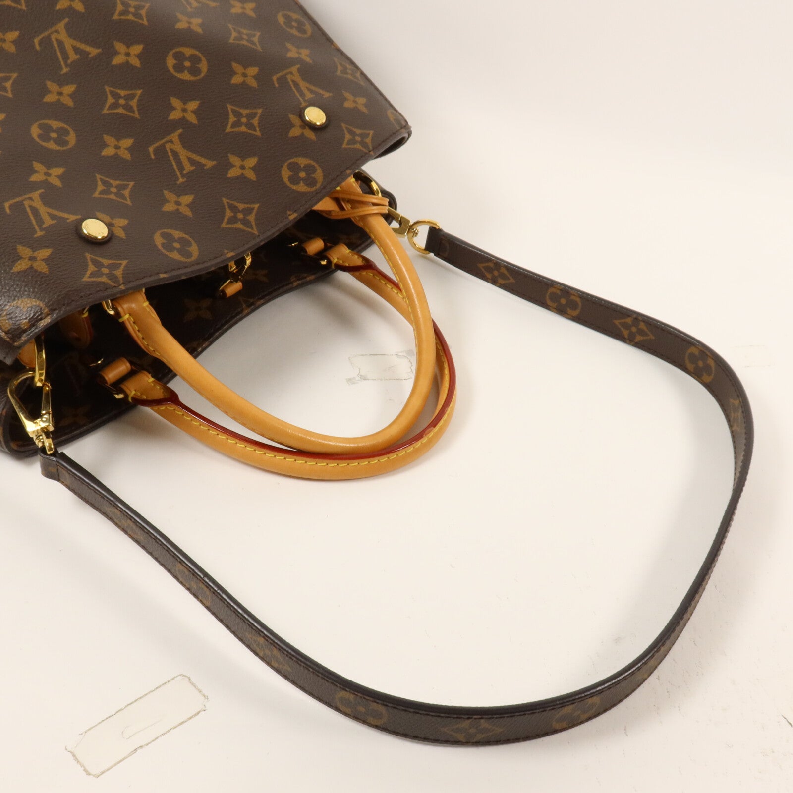 LOUIS VUITTON Monogram Montaigne MM手挽肩背兩用袋