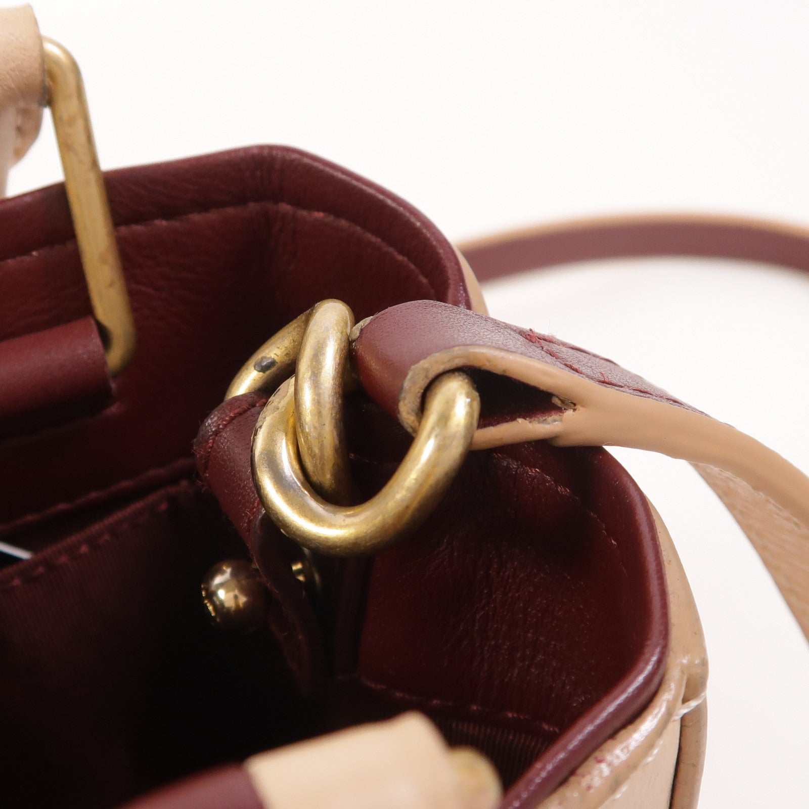 CHANEL 牛皮皮革Shopping Tote金扣手挽肩背兩用袋