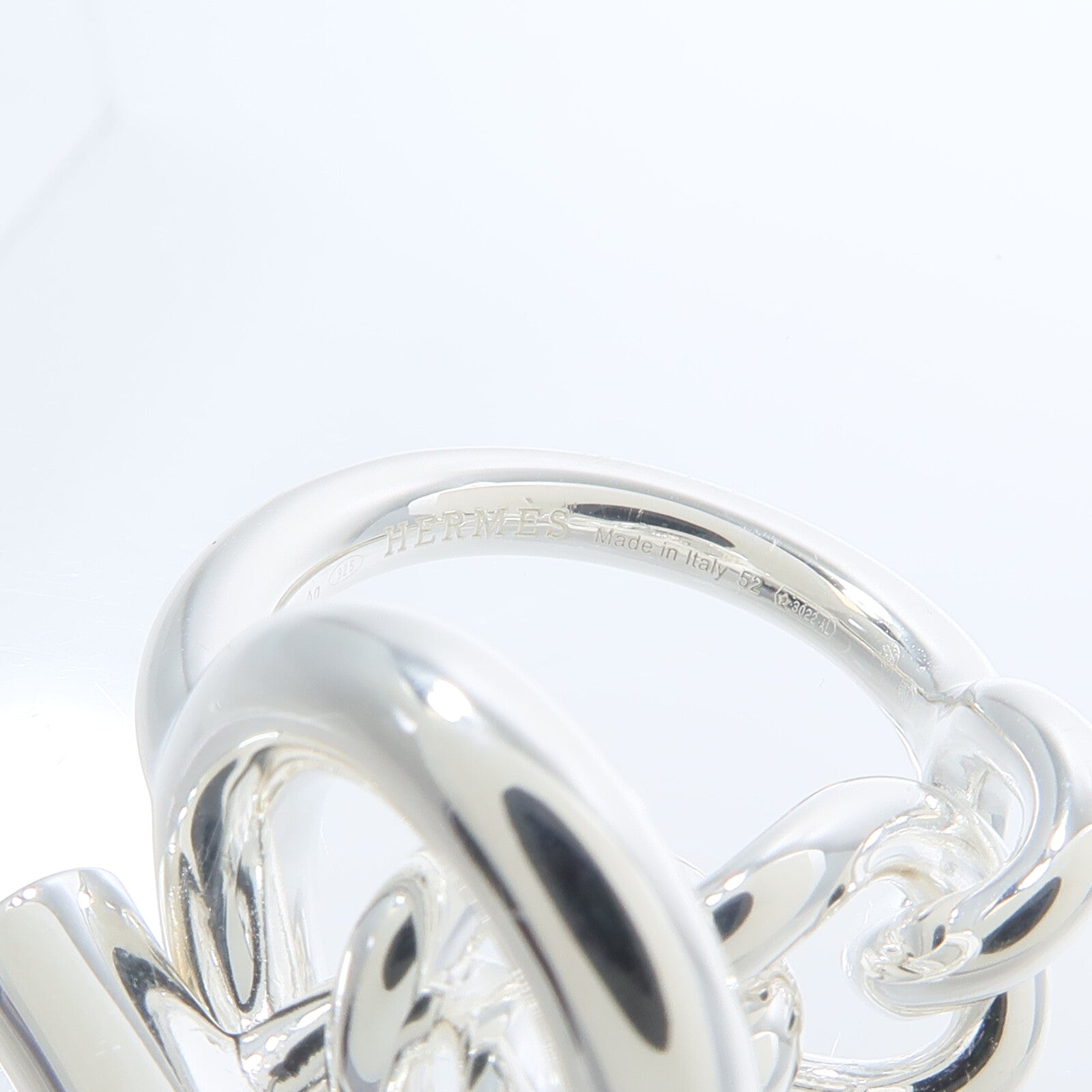 HERMES 925純銀Croisette Ring戒指