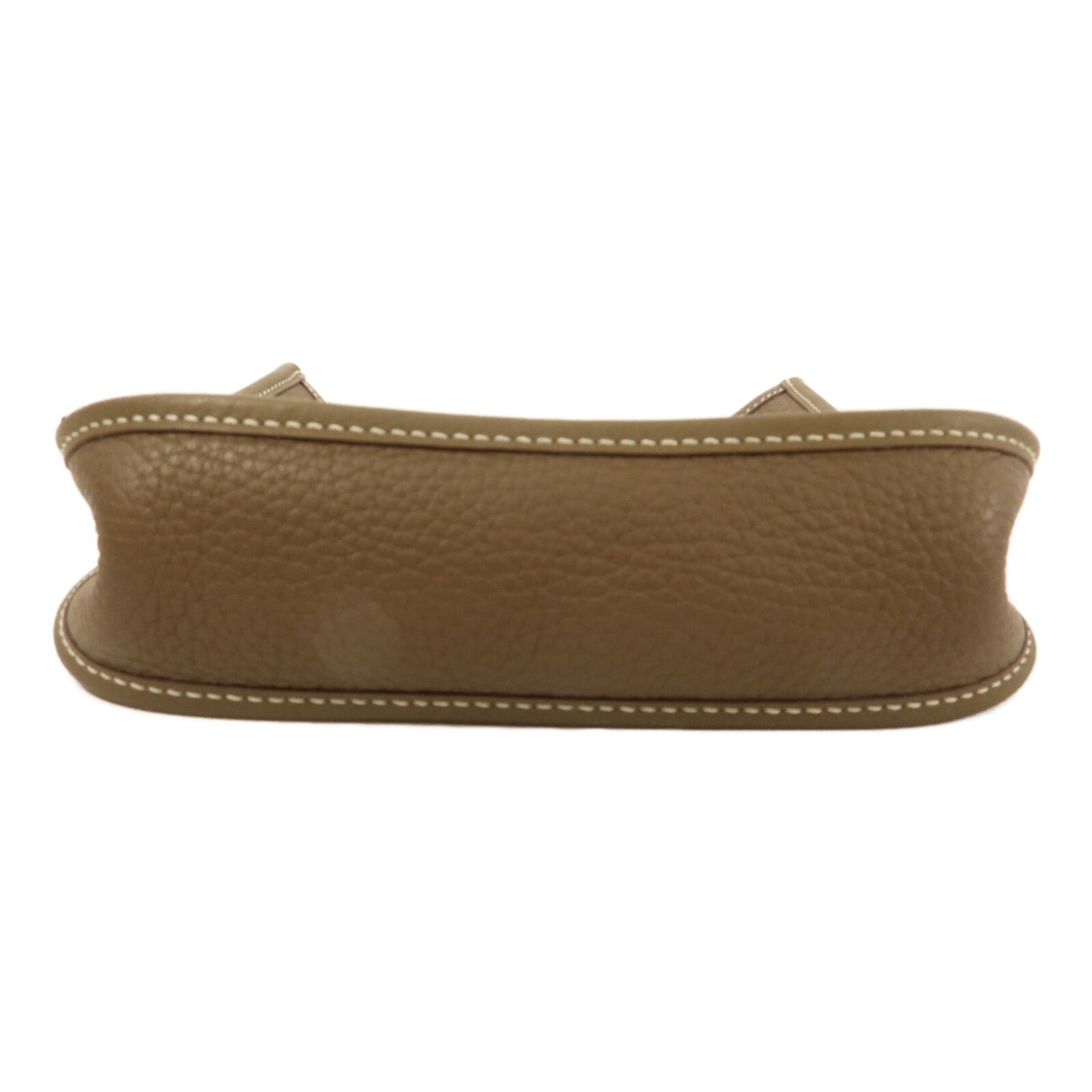 HERMES Clemence皮革Evelyne TPM肩背袋Etoupe