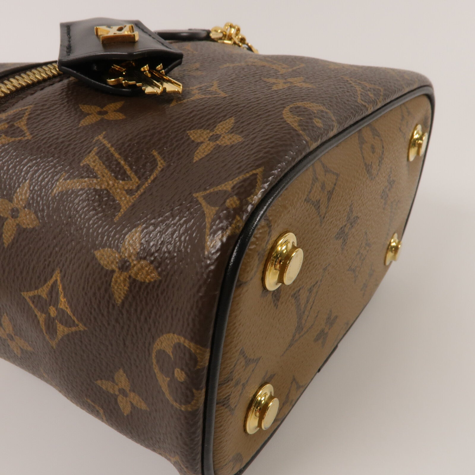 LOUIS VUITTON Monogram Reverse Vanity PM手挽肩背兩用袋