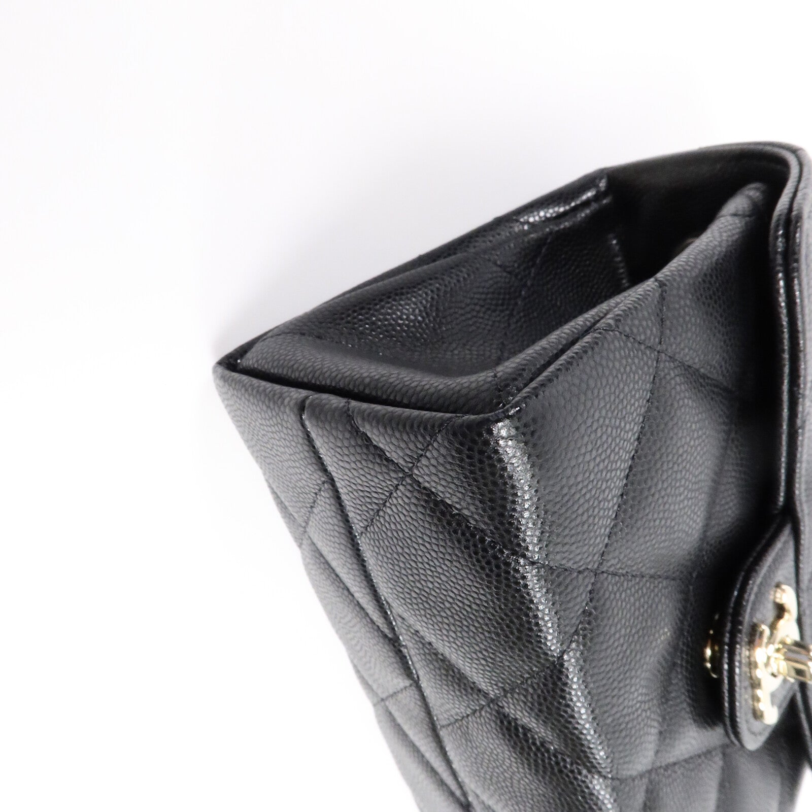 CHANEL 牛皮皮革Mini Top Handle鏈帶手挽肩背兩用袋