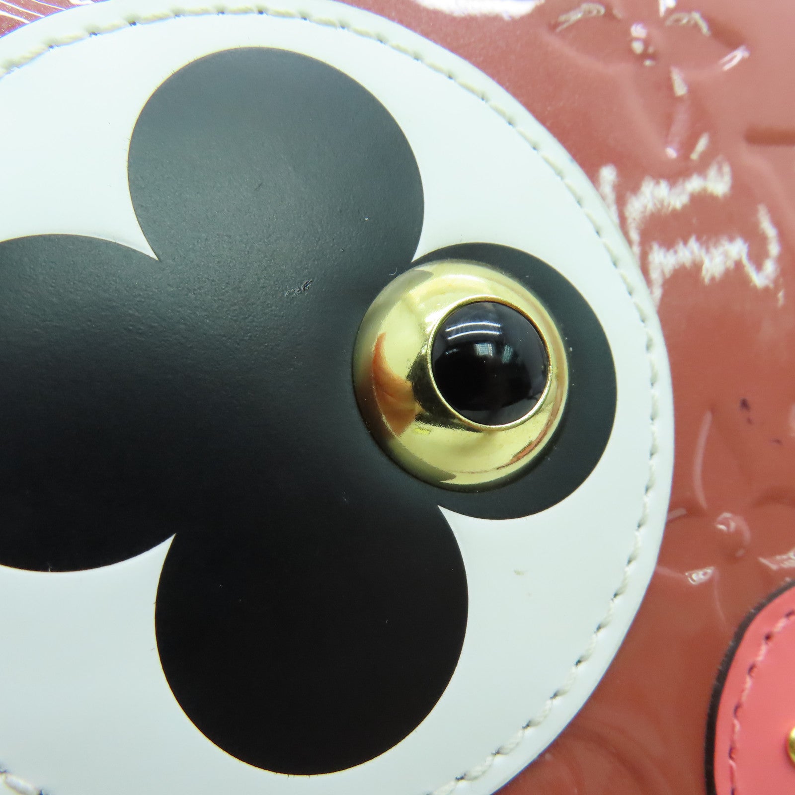 LOUIS VUITTON 【清倉大減價】Monogram Vernis Zippy Wallet金扣長錢包粉紅色