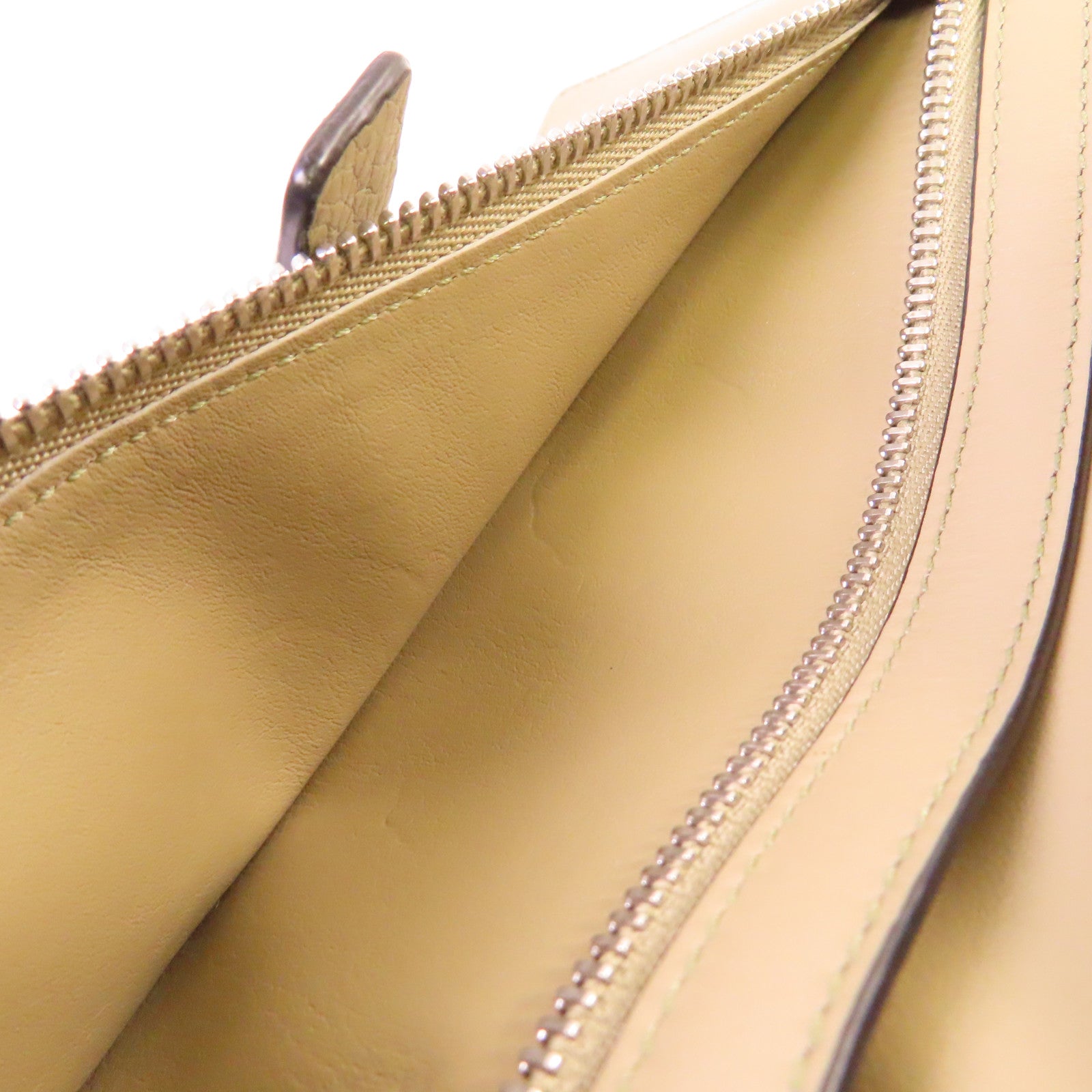 LOEWE 【激減優惠】牛皮皮革Long Vertical Wallet長錢包灰色