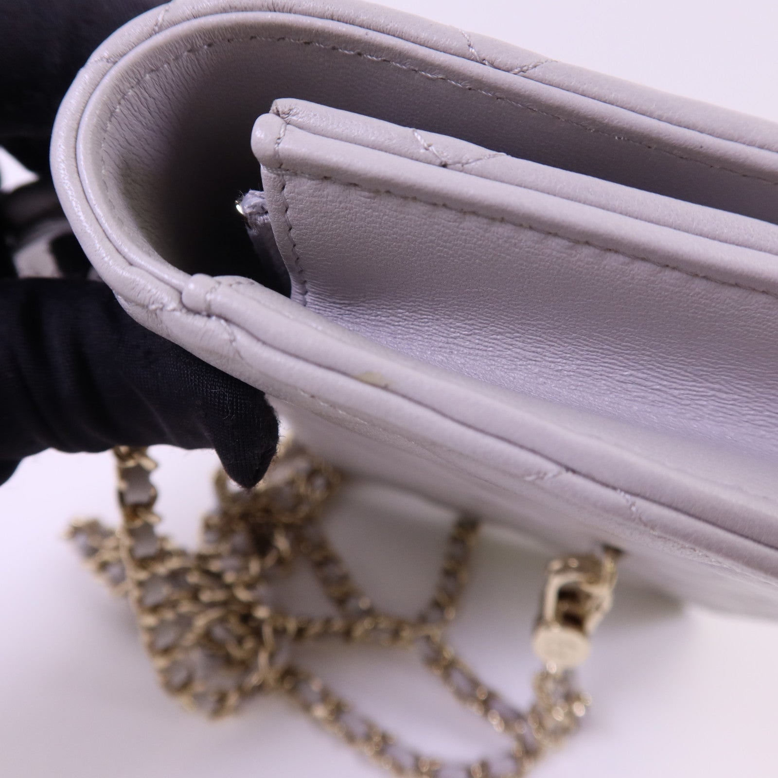 CHANEL 羊皮皮革Mini Flap Bag With Top Handle金扣手挽肩背兩用袋