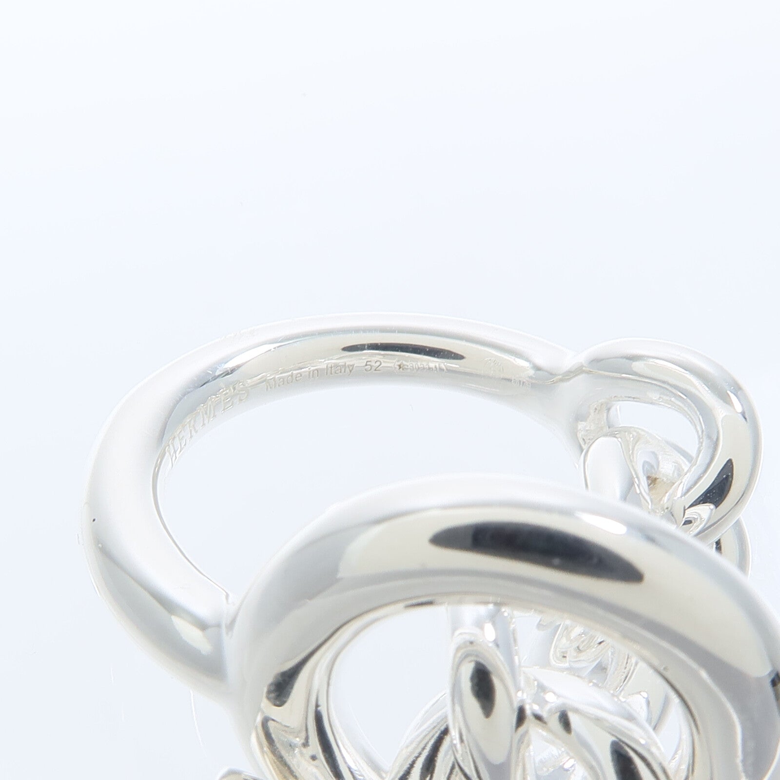 HERMES 925純銀Croisette Ring戒指