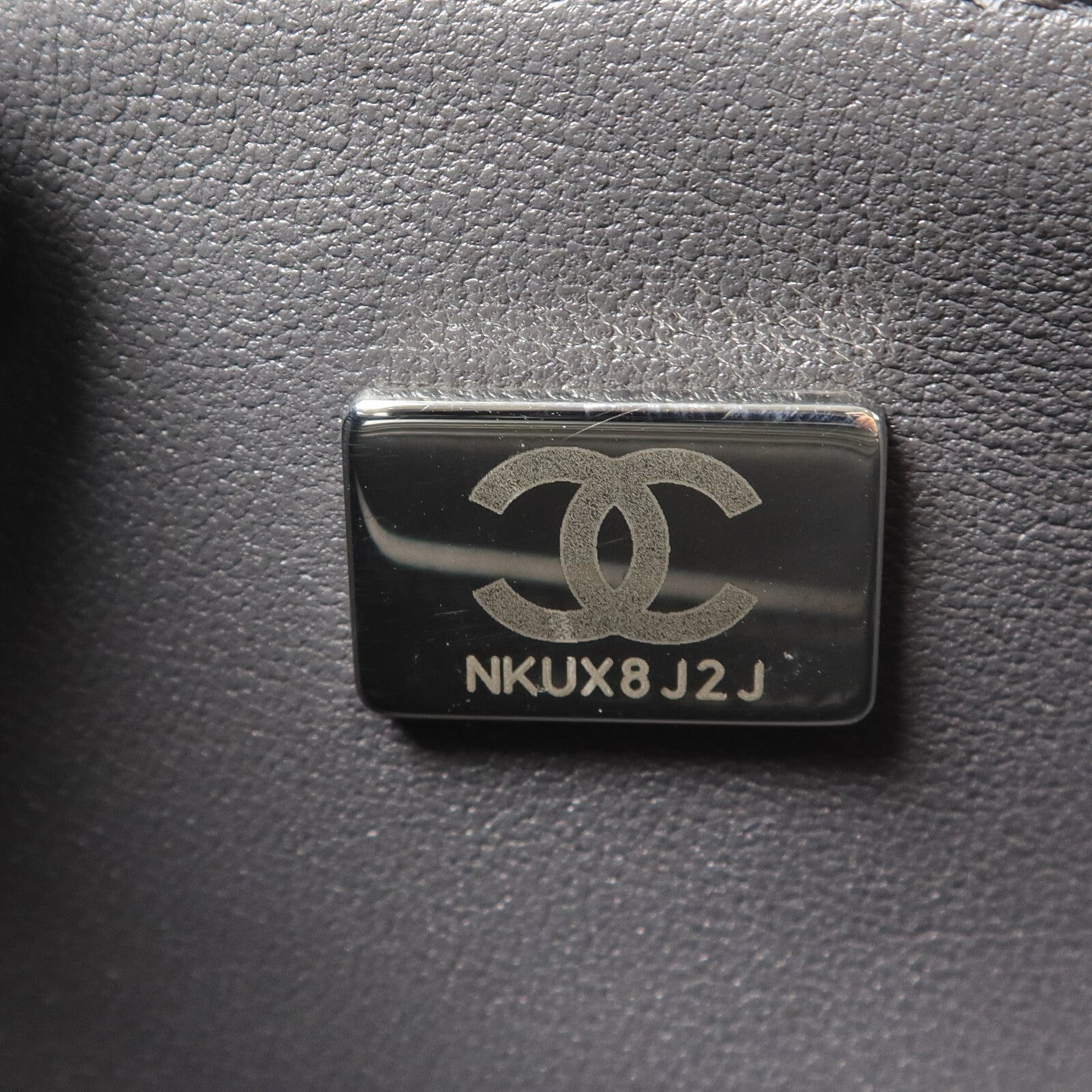 CHANEL 牛皮皮革Mini 2.55鏈帶手挽肩背兩用袋