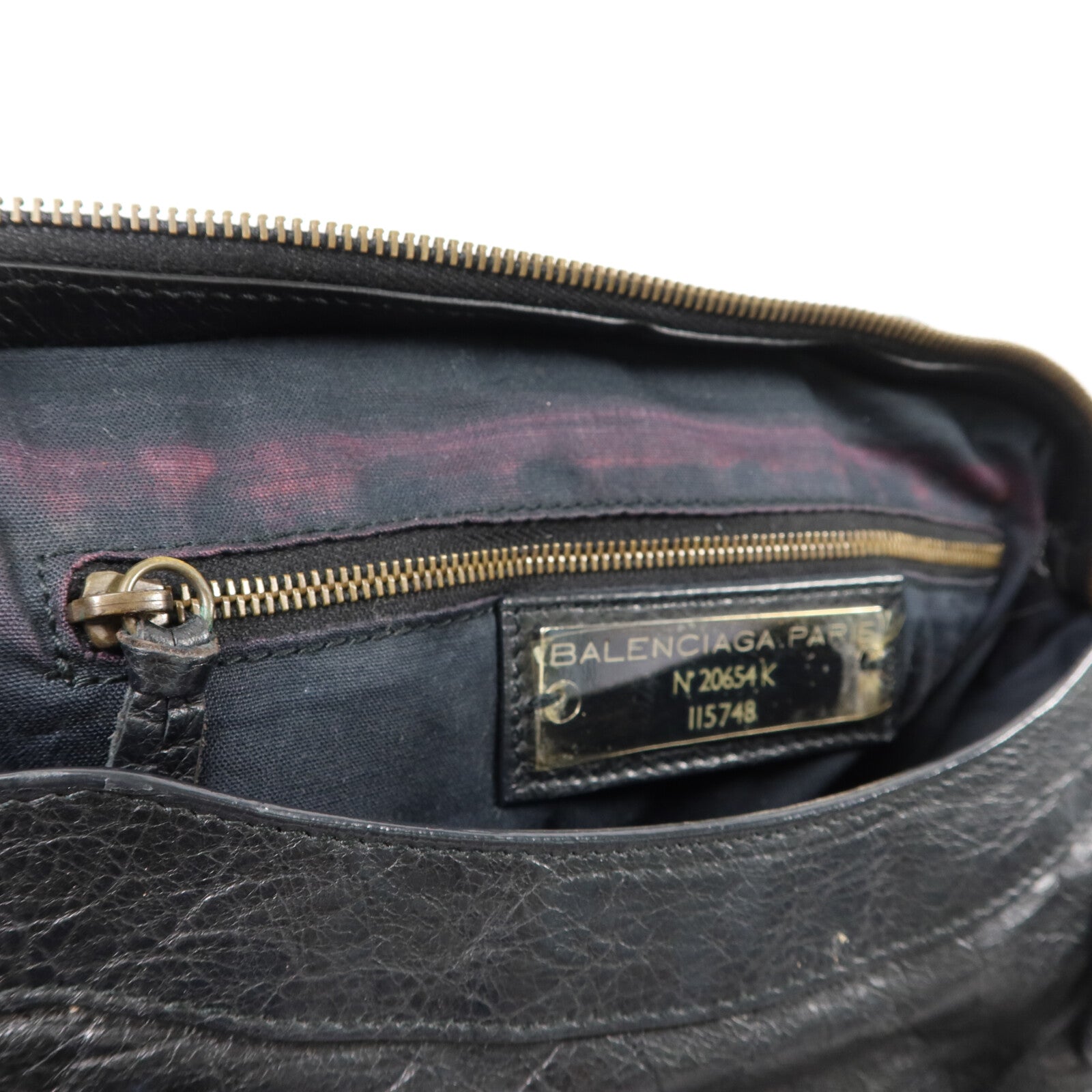 BALENCIAGA 羊皮皮革City手挽肩背兩用袋