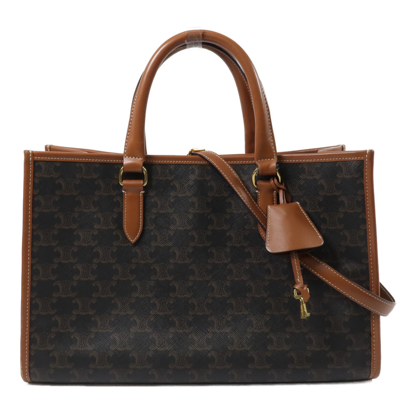 CELINE 塗層帆布Horizontal Cabas手挽肩背兩用袋