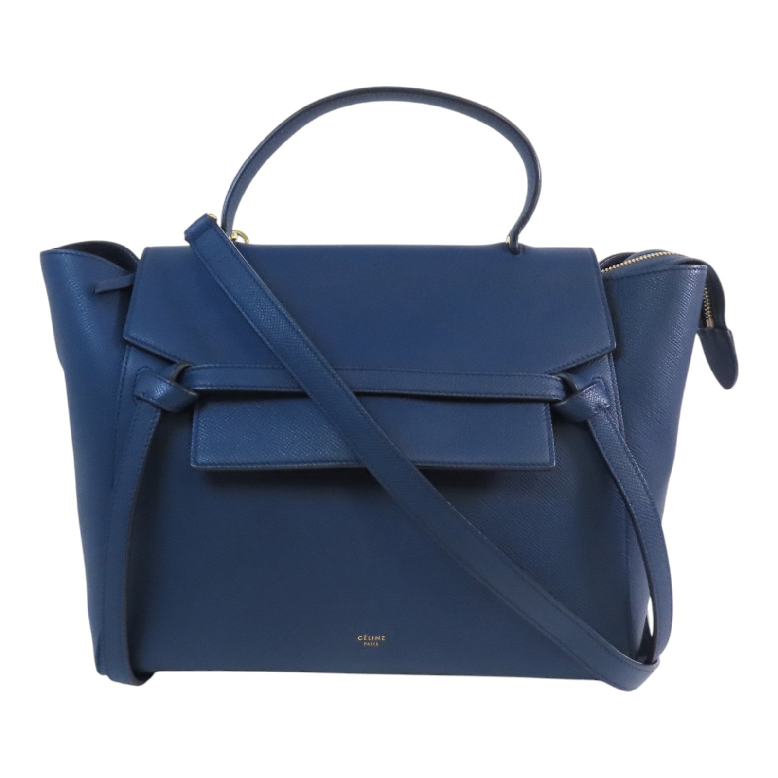 CELINE 牛皮皮革Belt Bag金扣手挽肩背兩袋