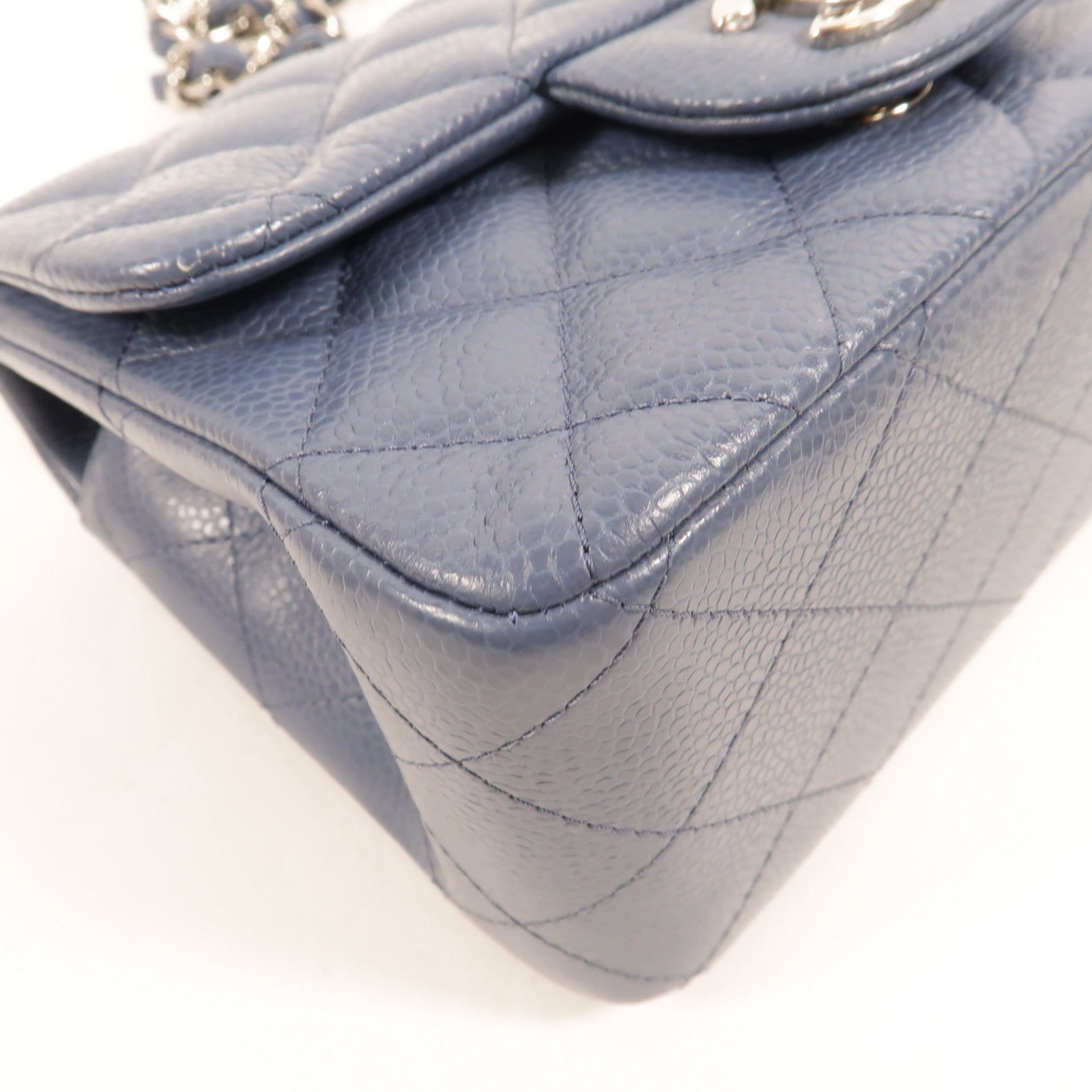 CHANEL 牛皮皮革Mini Classic 17鏈帶肩背袋