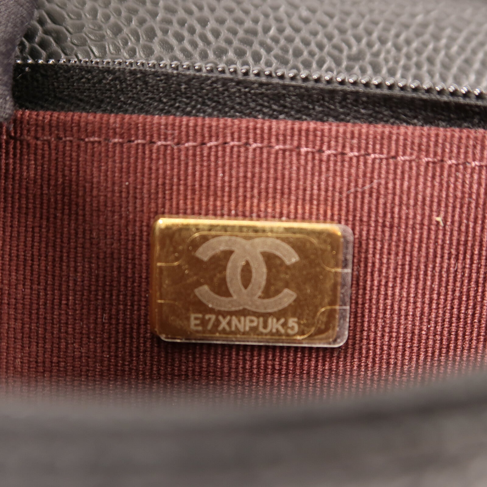 CHANEL 牛皮皮革Wallet On Chain金扣鏈帶肩背袋