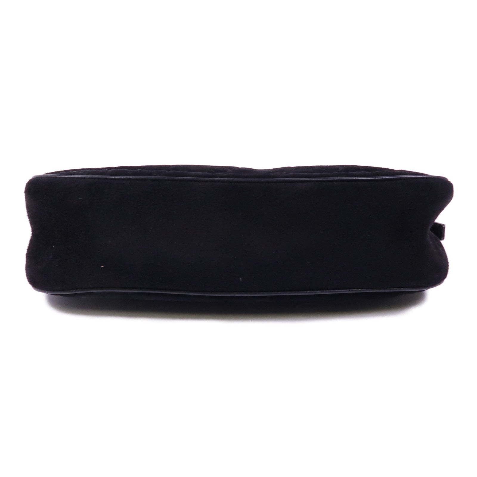 CELINE 麂皮皮革Shoulder Bag銀扣肩背袋