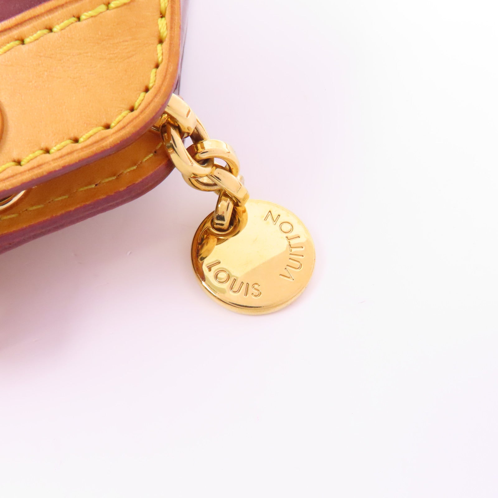 LOUIS VUITTON Vernis Brea Bag金扣手挽肩背兩用袋紅色