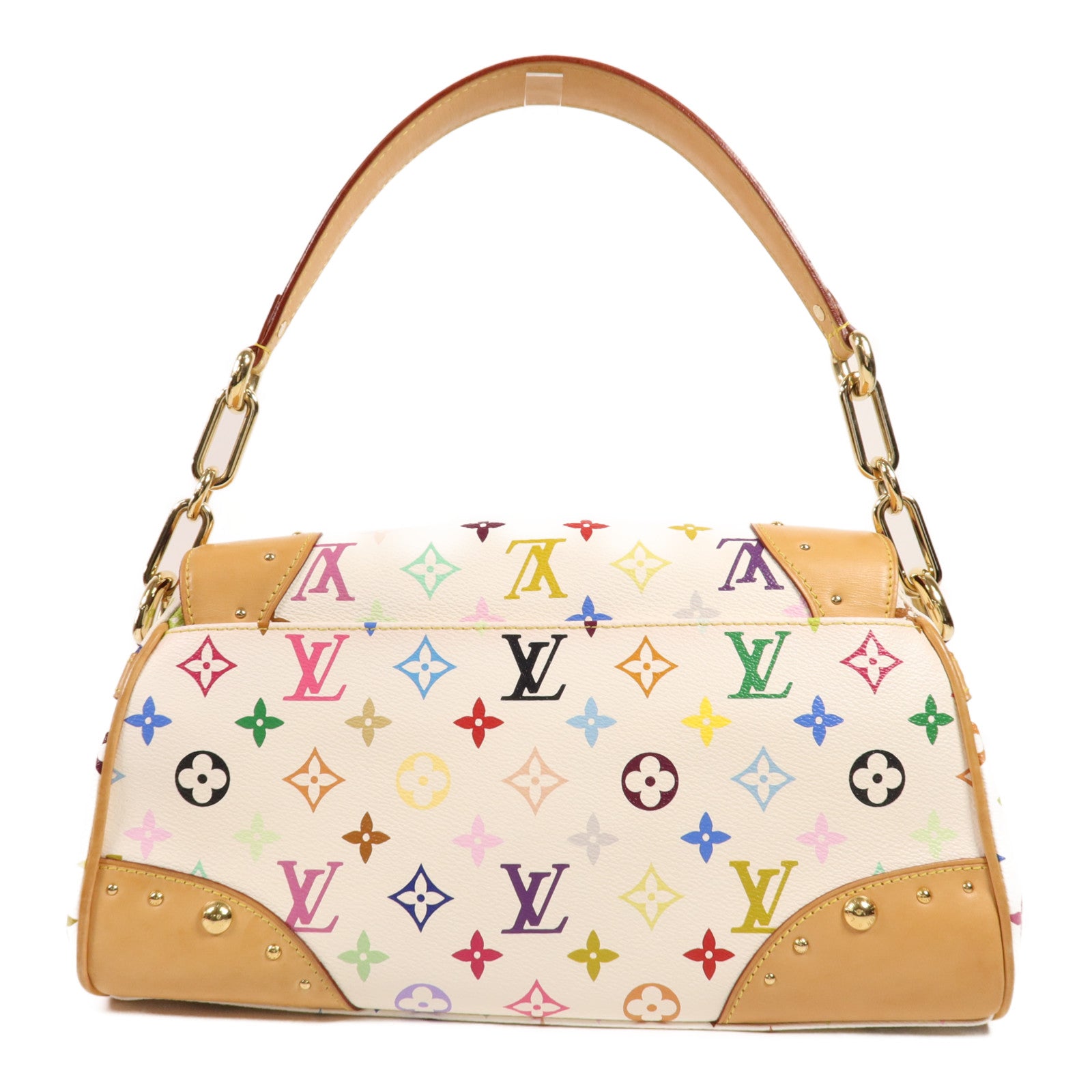 LOUIS VUITTON Monogram Multicolore Beverly MM金扣肩背袋