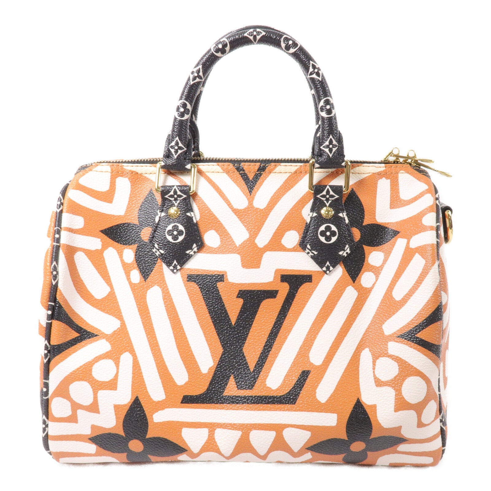 LOUIS VUITTON Monogram Giant LV Crafty Speedy Bandouliere 25手挽肩背兩用袋
