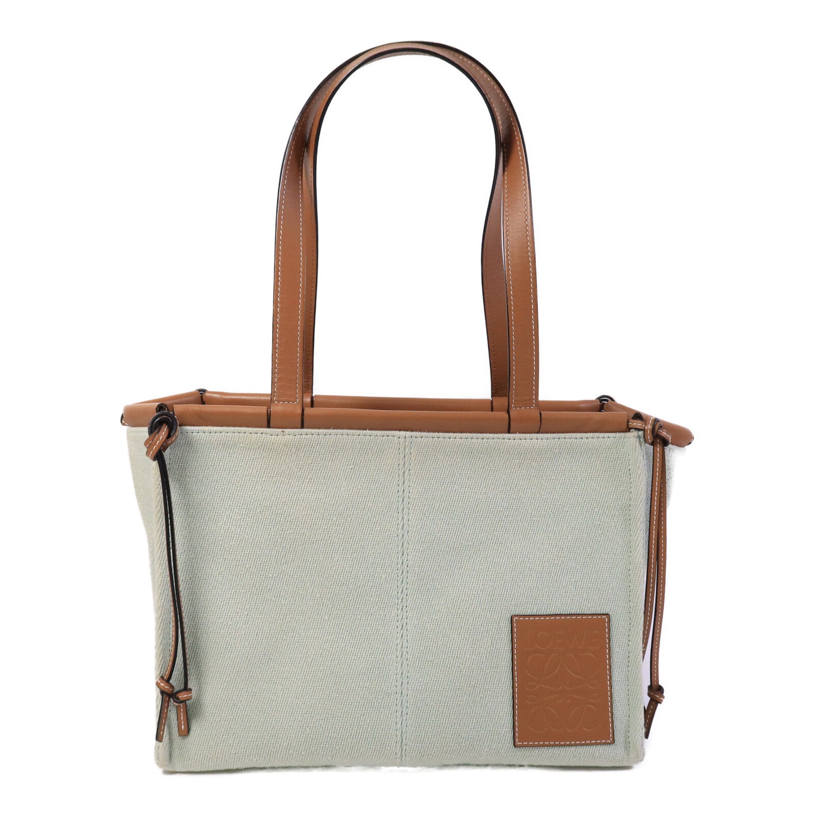 LOEWE 帆布Cushion Tote手挽袋