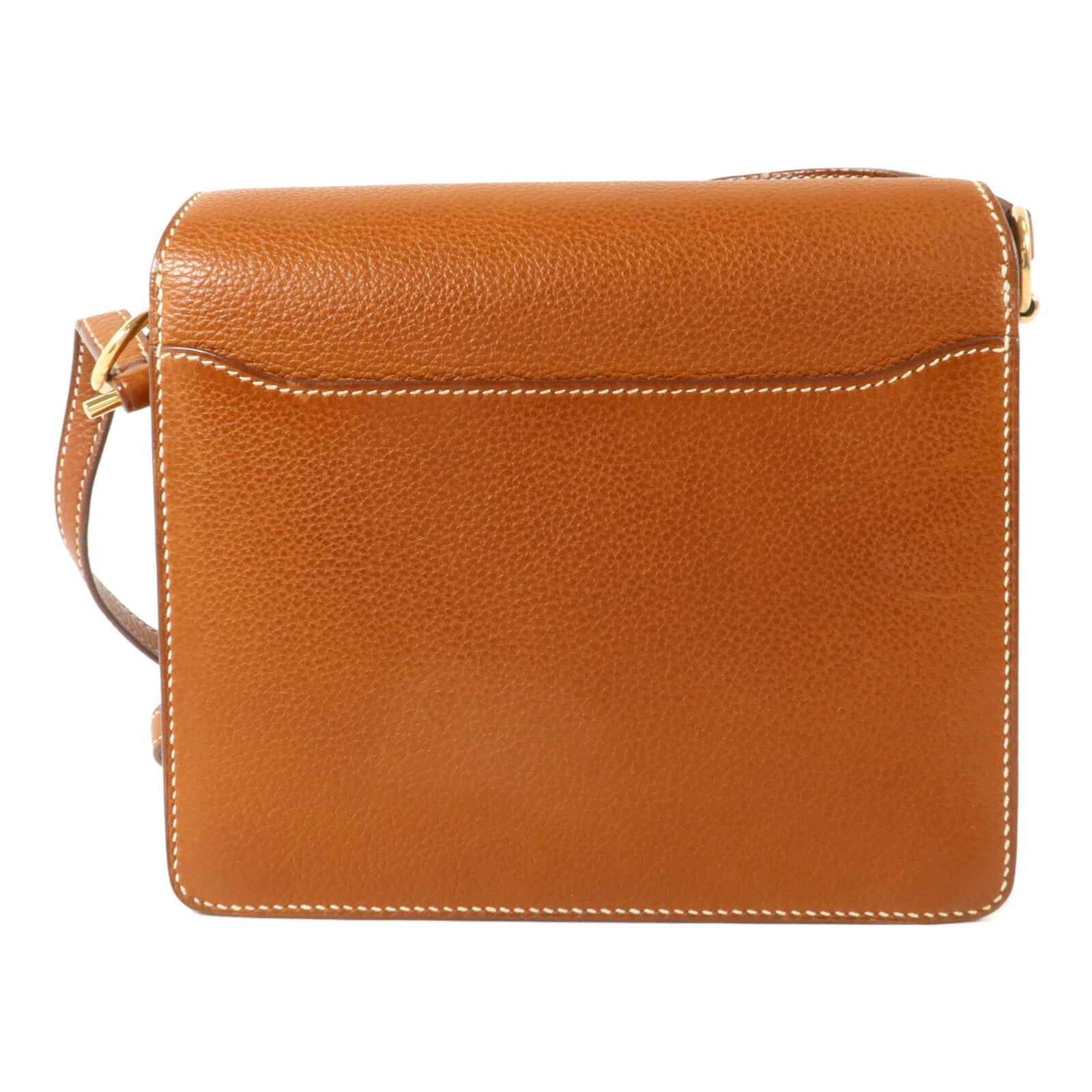 HERMES Barenia皮革Mini Roulis肩背袋Gold