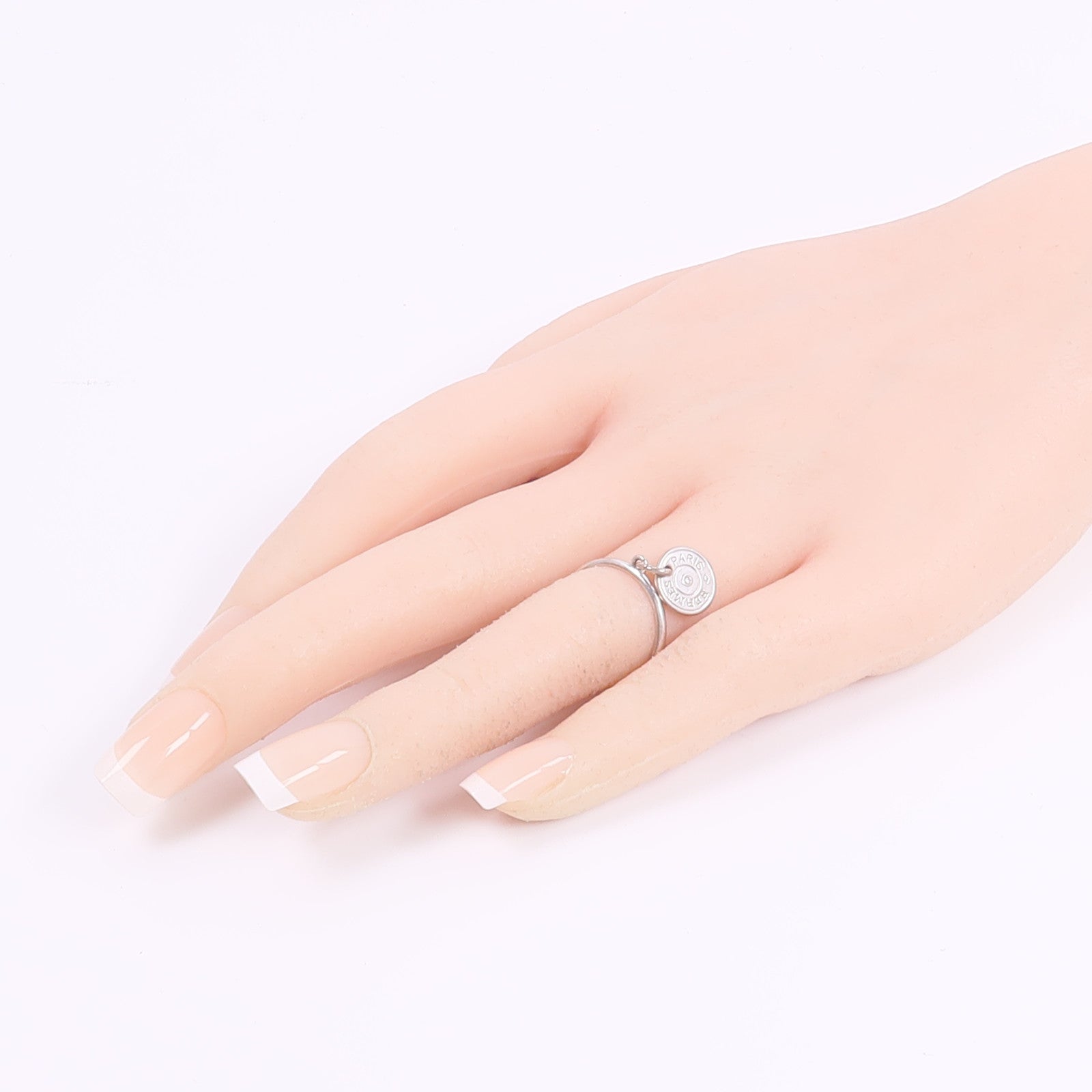 HERMES 18K白金Gambade Ring鑽石戒指