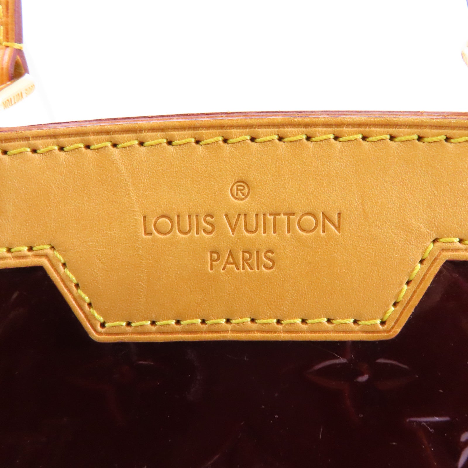 LOUIS VUITTON Vernis Brea Bag金扣手挽肩背兩用袋紅色
