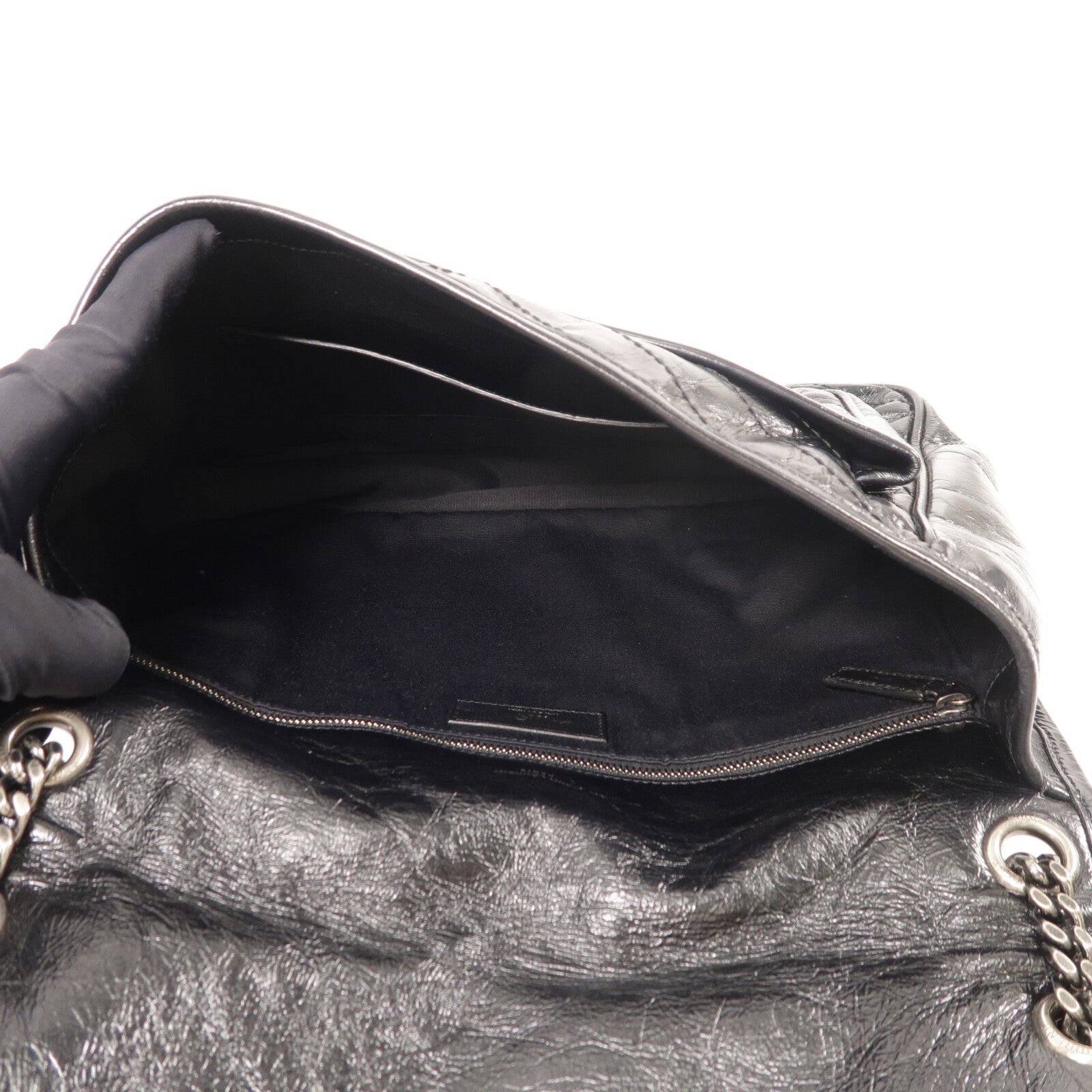 SAINT LAURENT 牛皮皮革Niki Large鏈帶肩背袋