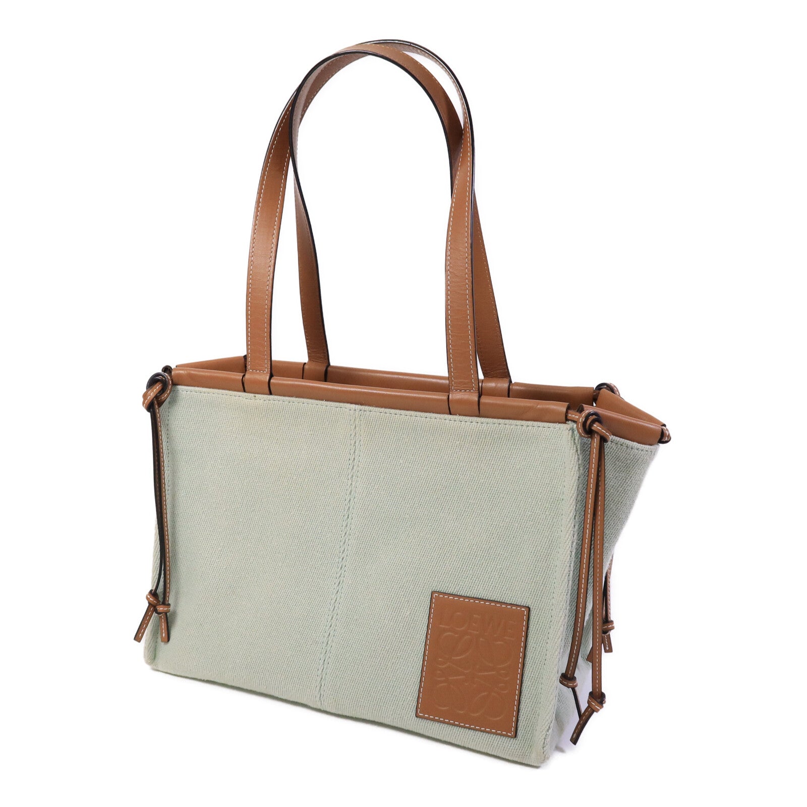 LOEWE 帆布Cushion Tote手挽袋