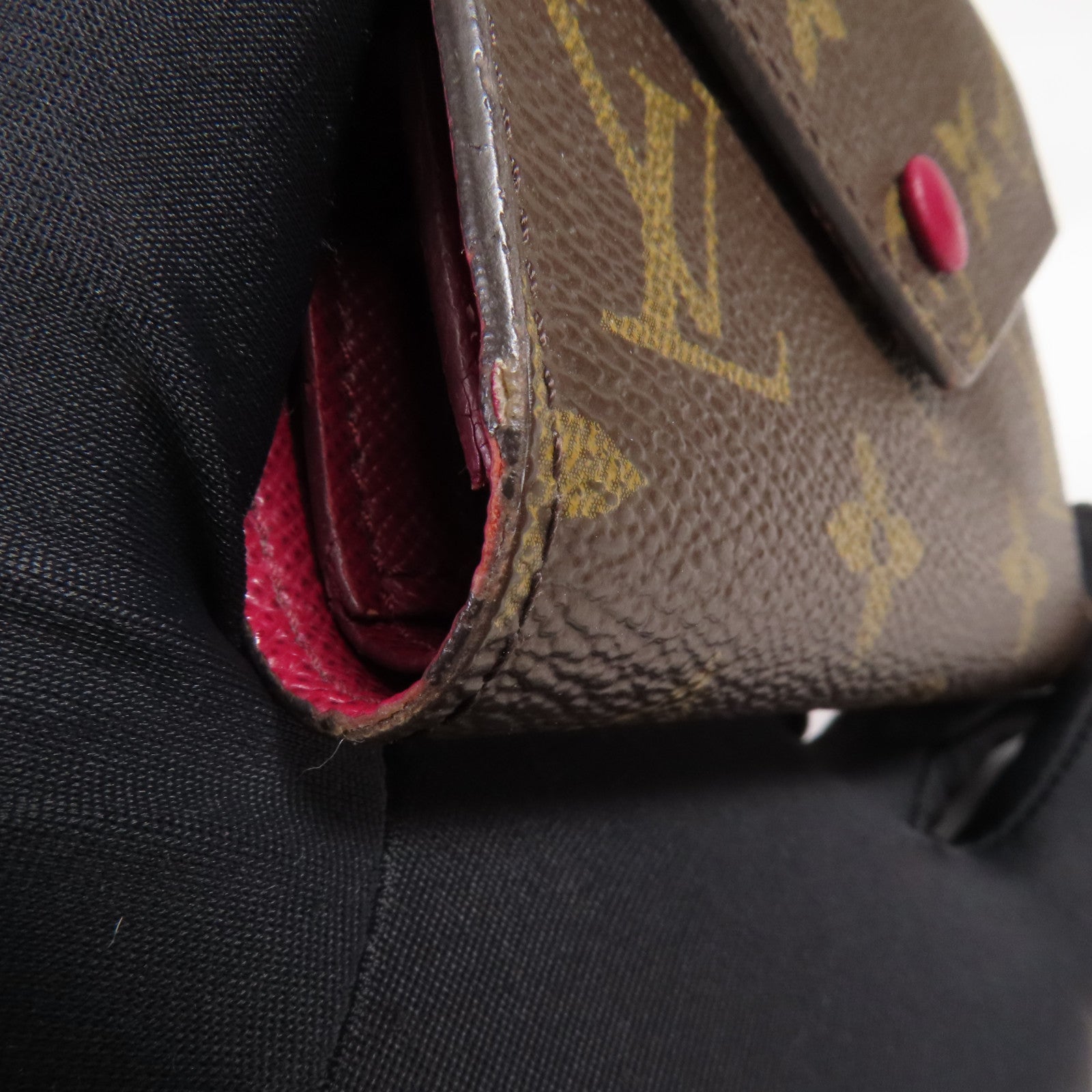 LOUIS VUITTON Monogram Portefeuille Victorine金扣錢包